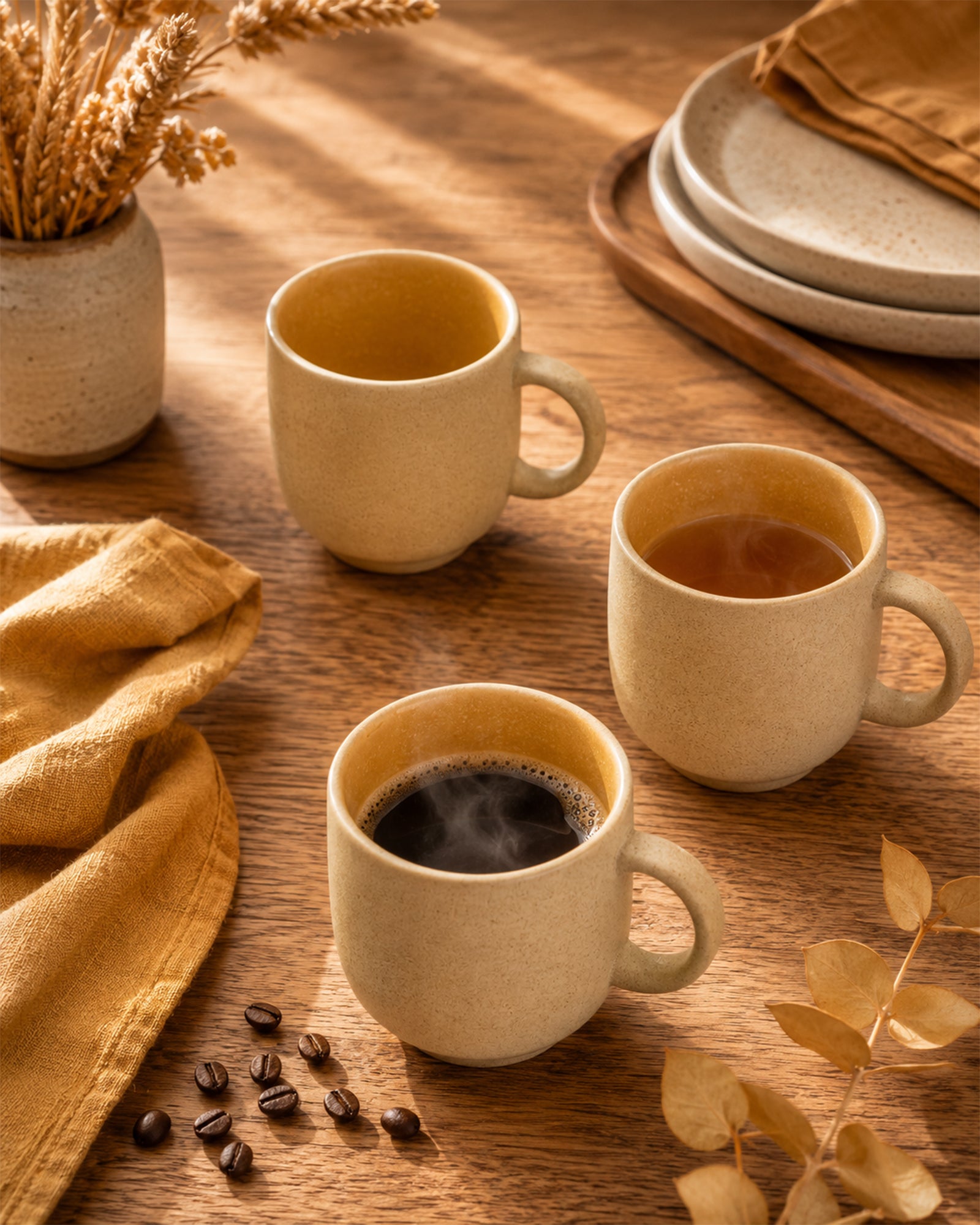 Earthen Soul Mugshot Set | 6 Mugs | Earth Porcelain