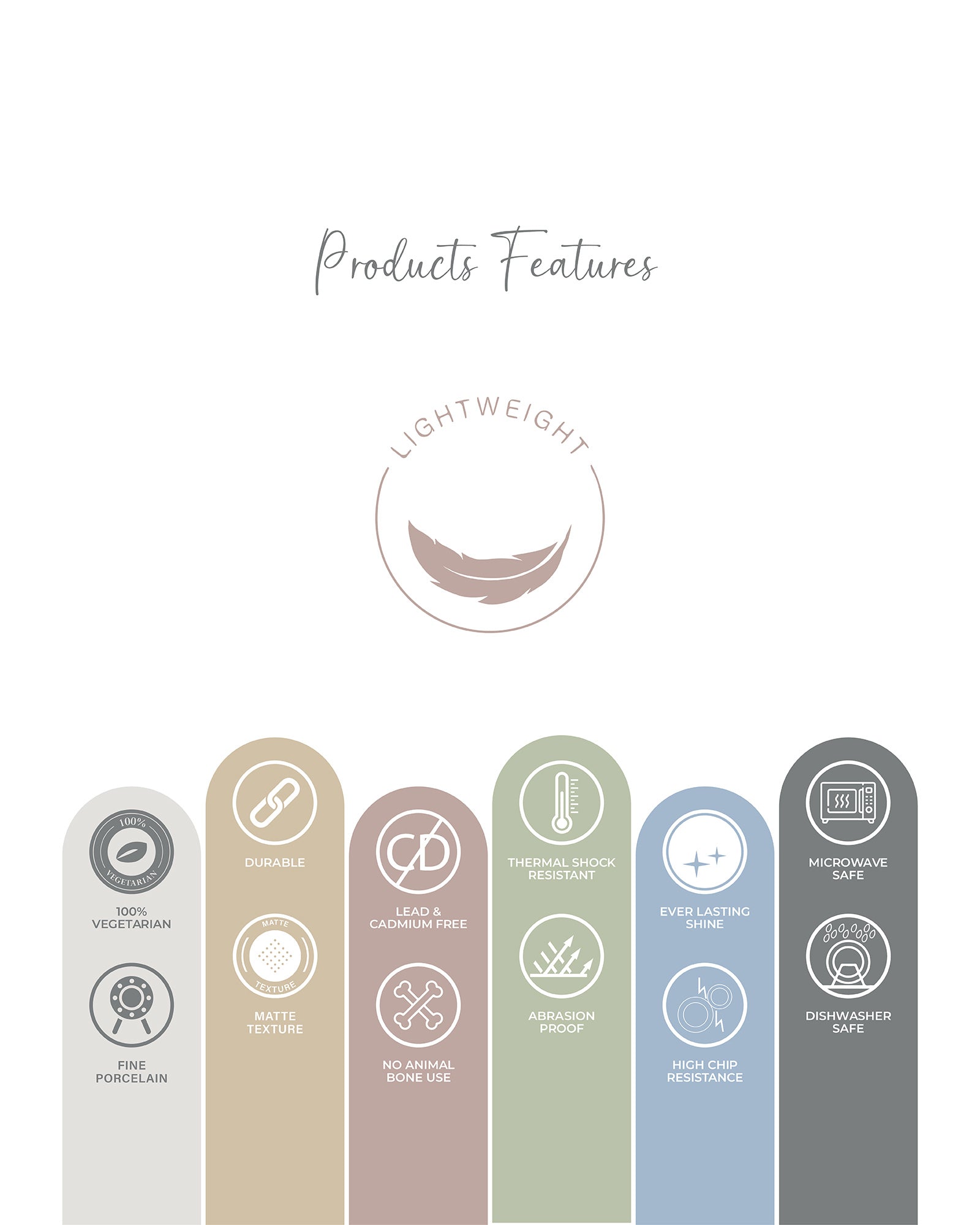 Vogue Coupe Fine Porcelain Bowls Set – Multi-Use Light Bowls with Minimal Modern Design - Vola Global