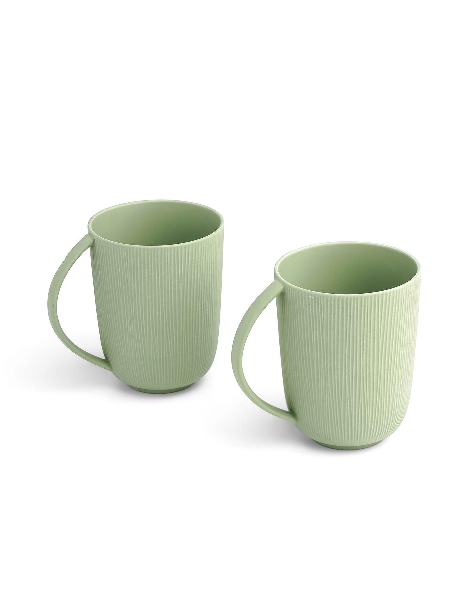 Vogue Series Conical Fine Porcelain Mug Set of 2 – Elegant Mugs for Tea & Coffee - Vola Global