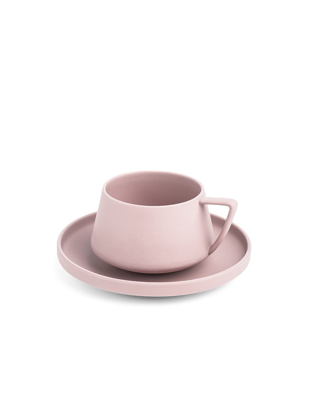 Vogue Elevated Fine Porcelain Cup & Saucer Set of 4 – Elevated Base Design for Tea & Coffee - Vola Global