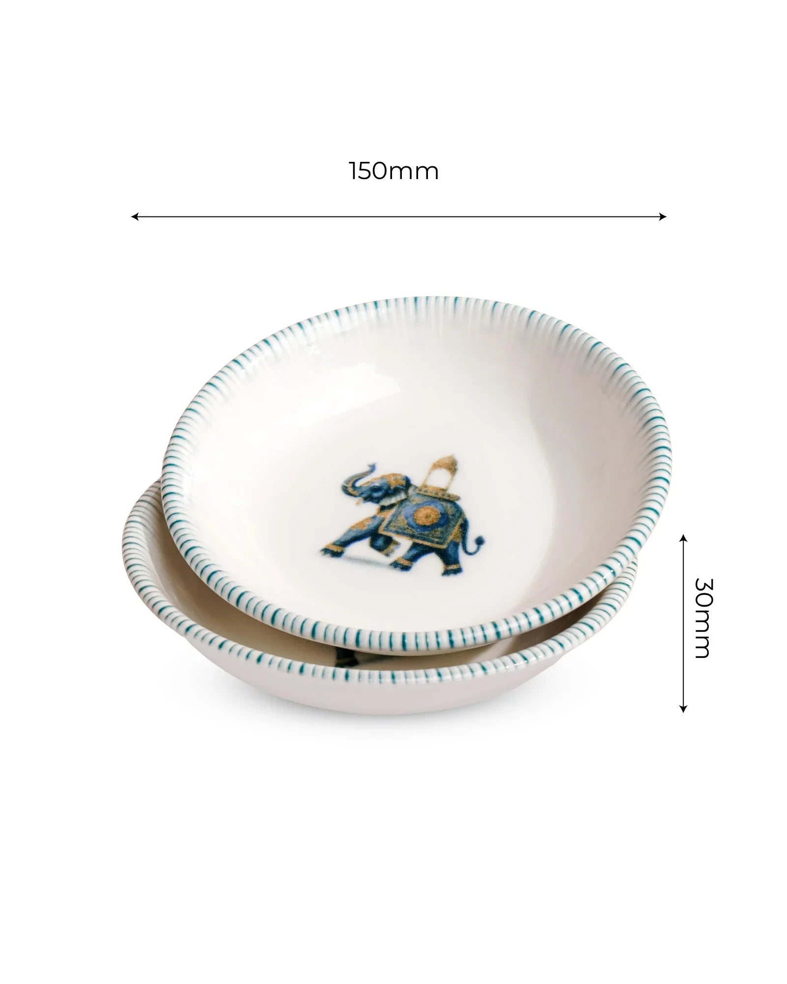 Pixel Chat Plate Set of 2 – Elegant Fine Porcelain Snack Plates with Modern Pixel Design - Vola Global