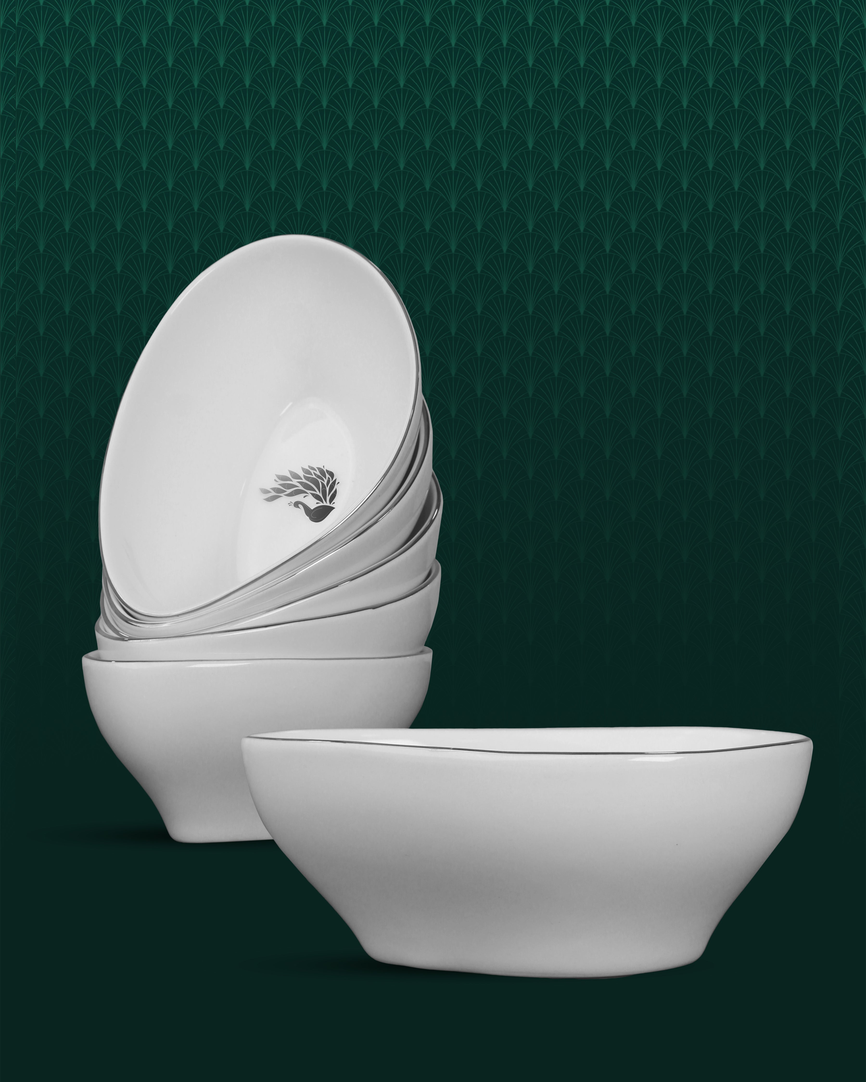 Ḿyur - Triangle Bowl - 12cm - Set of 6