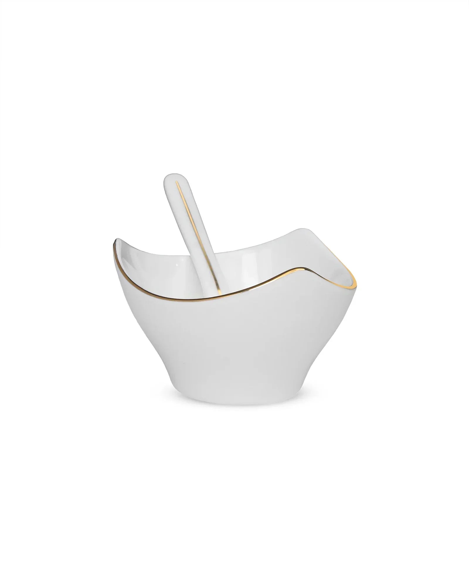 Bloom Vegas White Dessert Plate Set – Premium Glossy Fine Porcelain Serveware (Set of 6) - Vola Global