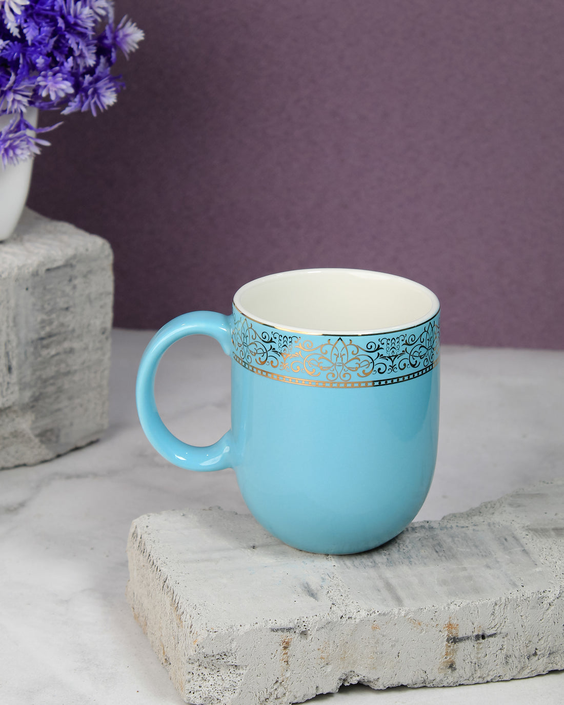 ASPIRING BLUE / Single pc * 300ml || Dazzle Heritage Superior Mug | Stylish Colors