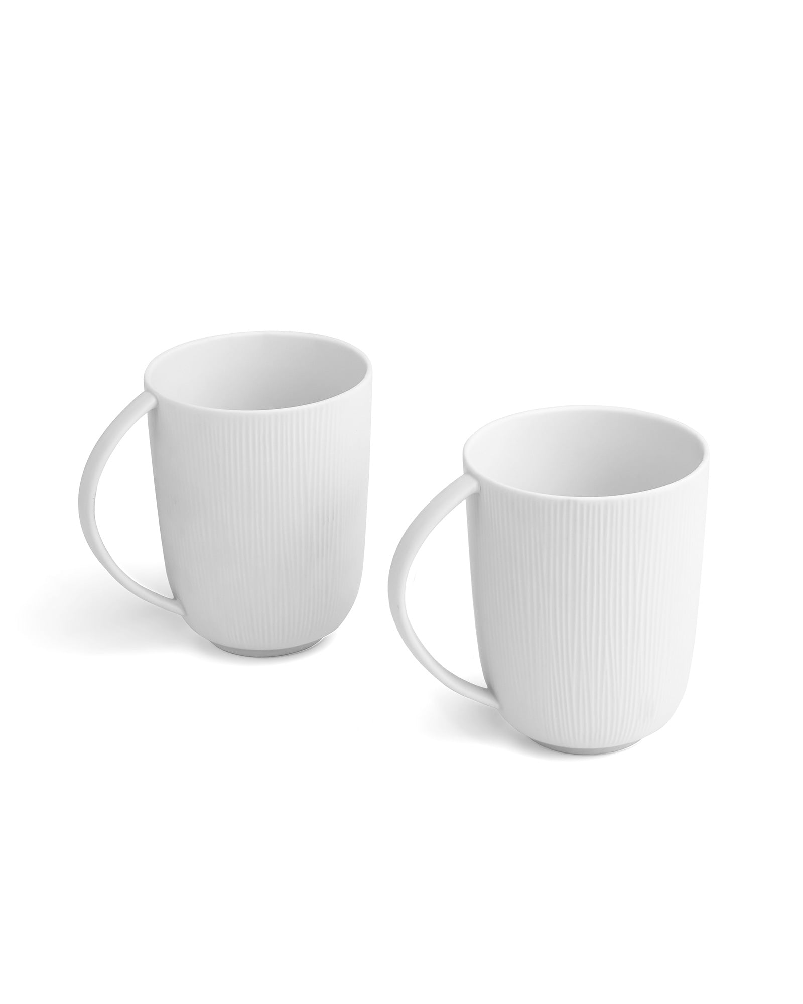 Vogue Series Conical Fine Porcelain Mug Set of 2 – Elegant Mugs for Tea & Coffee - Vola Global