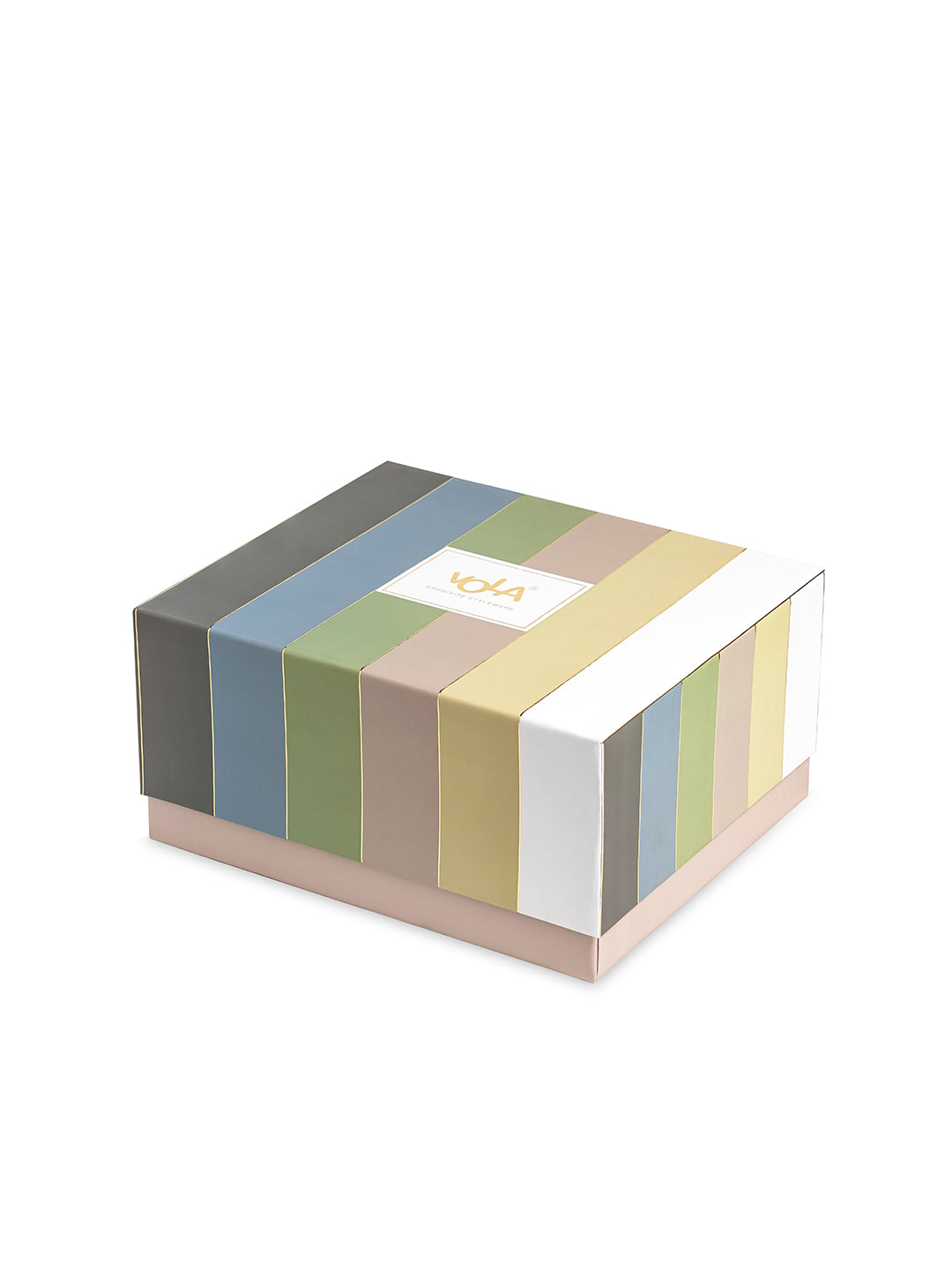 Vogue Stroke Fine Porcelain Cup & Saucer Set of 4 – Artistic Brushstroke Design for Tea & Coffee - Vola Global