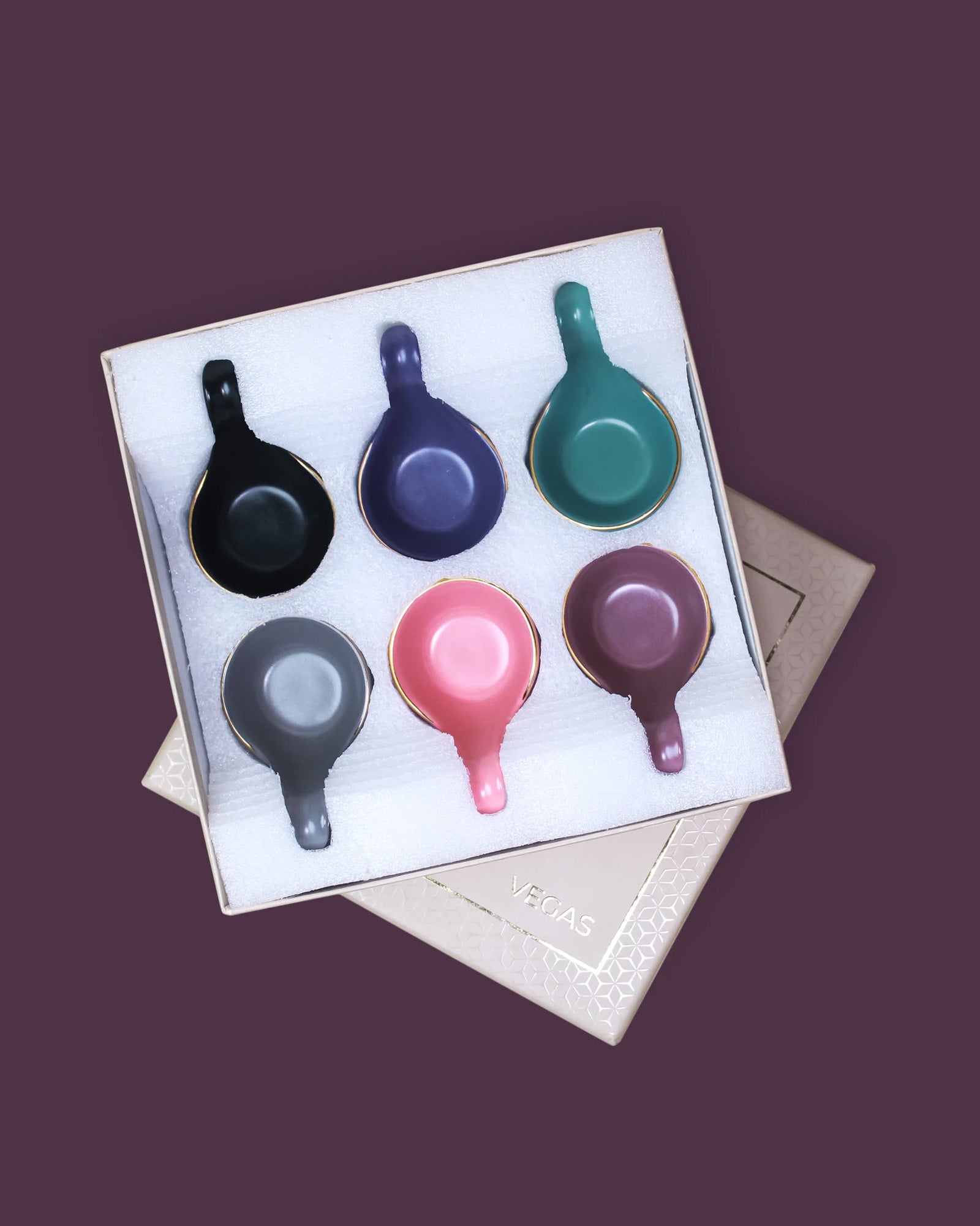 Mix Colors || Bloom Vegas Canape Spoon - Crafted for Culinary Perfection