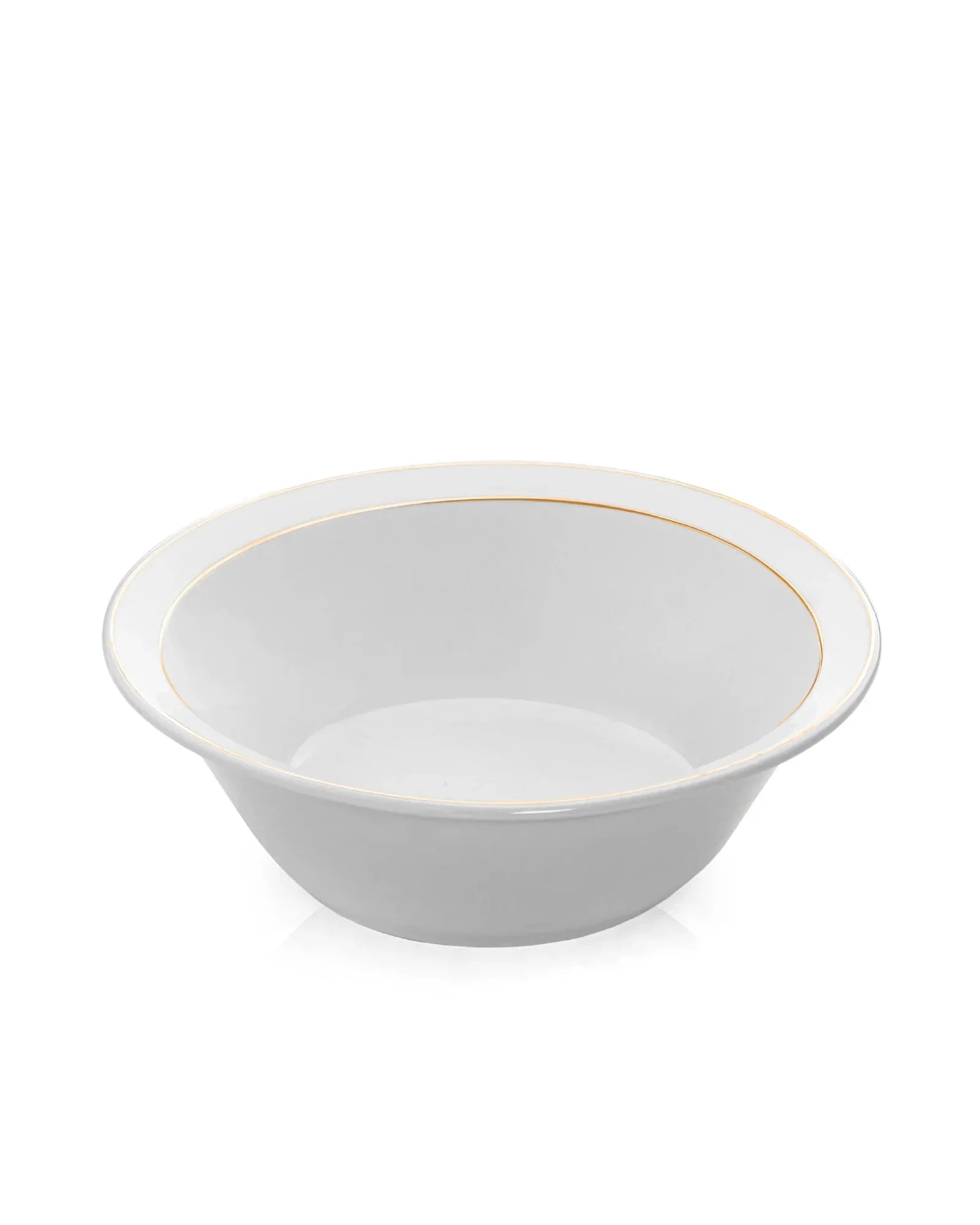 Pristine Fine Porcelain Salad Bowl – Single Piece Elegant Serving Bowl for Salads, Pasta & More - Vola Global