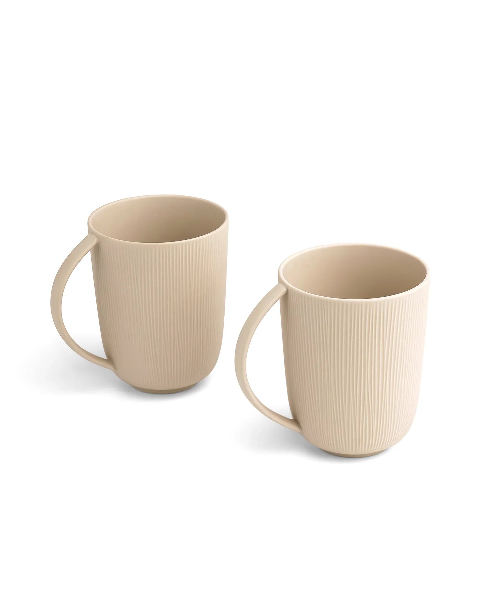 Vogue Series Conical Fine Porcelain Mug Set of 2 – Elegant Mugs for Tea & Coffee - Vola Global