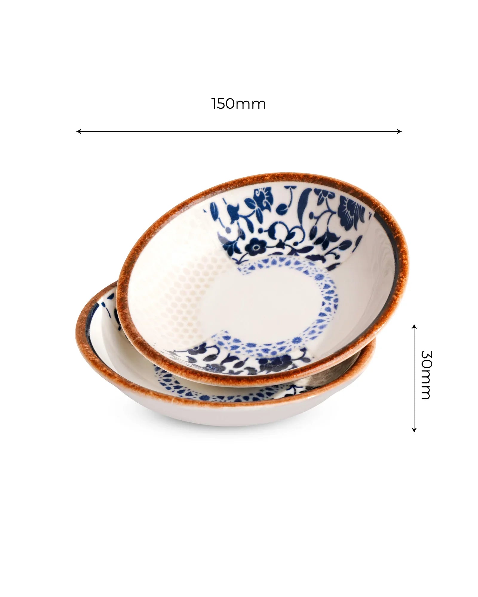 Pixel Chat Plate Set of 2 – Elegant Fine Porcelain Snack Plates with Modern Pixel Design - Vola Global
