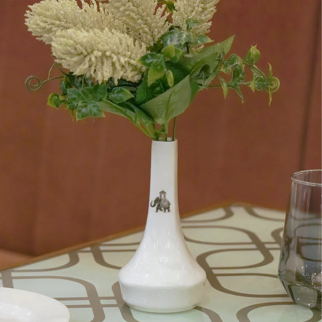 Gaj Modern Decorative Flower Vase – Elegant Fine Porcelain Home Accent - Vola Global