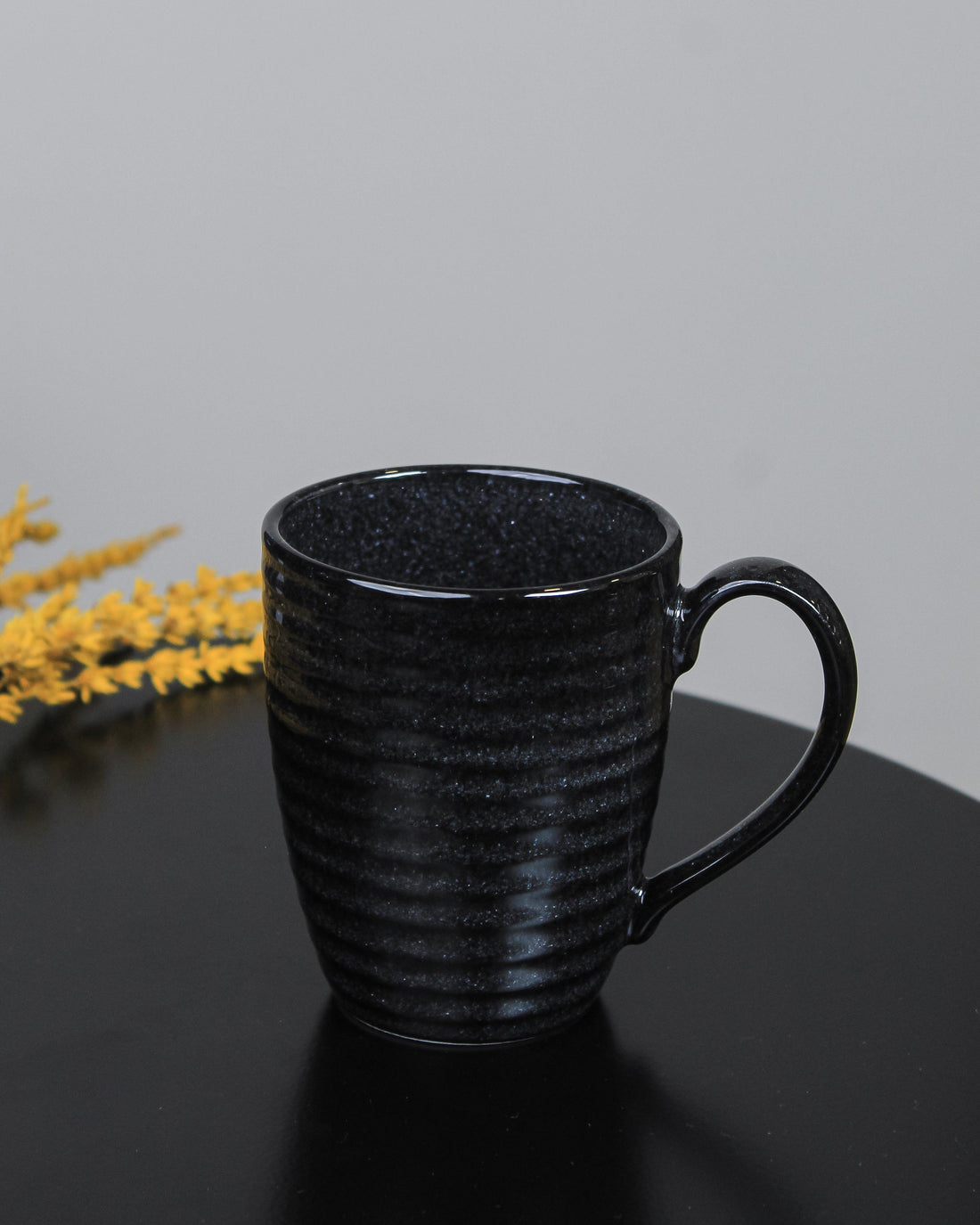 BLACK / Single * 300ml || Organic Porcelain Coffee Mug | Natural Colors - Vola Global