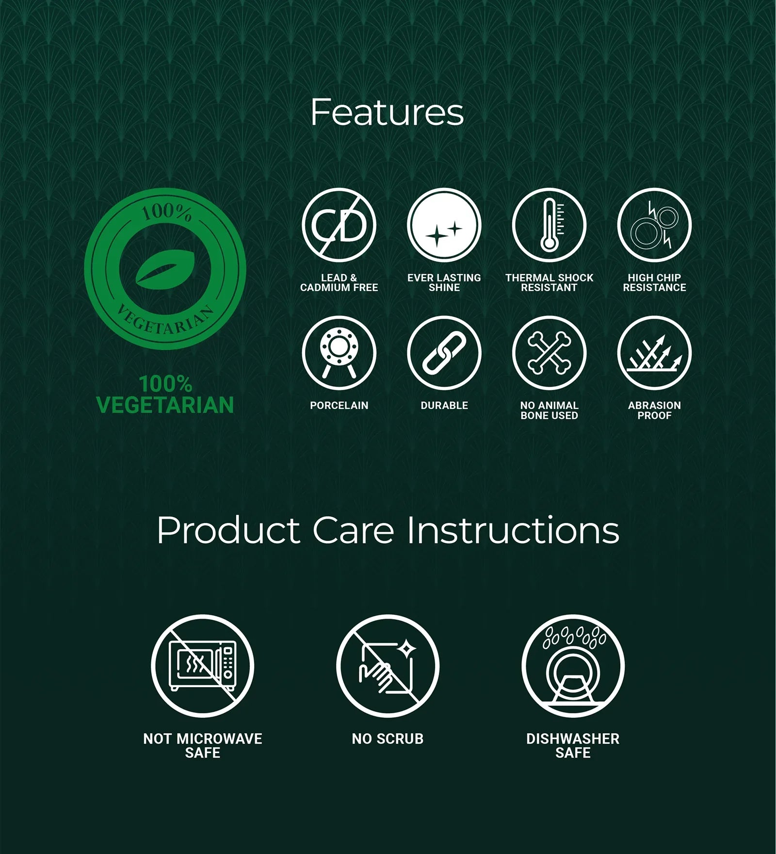 Myur Mug Set of 2 | Premium Porcelain Mugs with Gold Rim & Motif