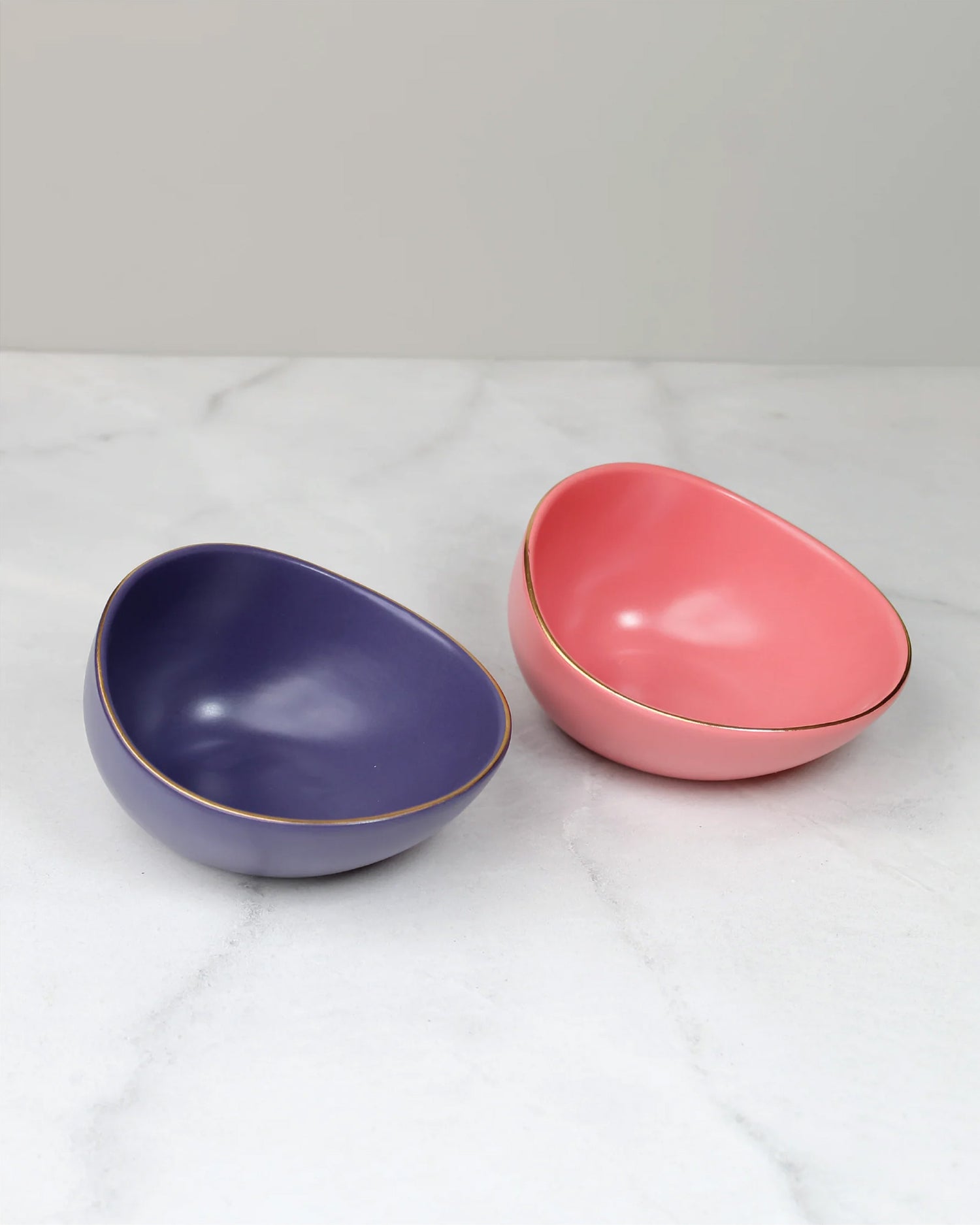 Opaque Blue and Strawberry Ice || Bloom Vegas Ladle Bowl - Serving Elegance in Every Scoop