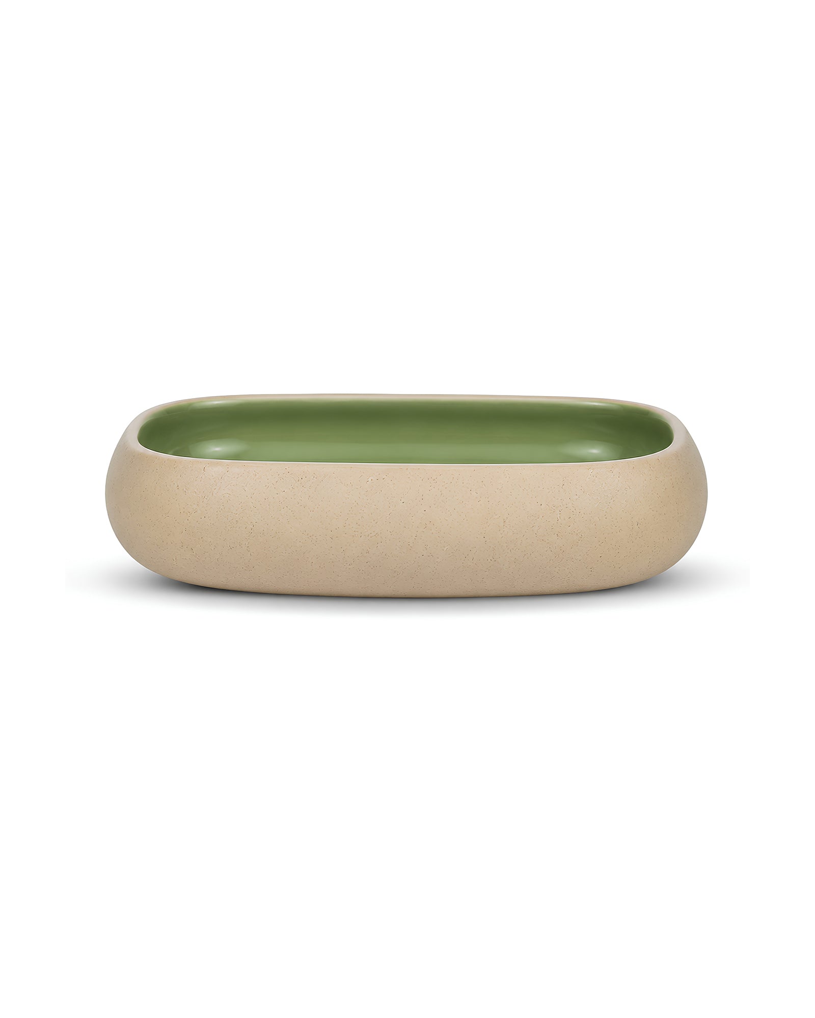 Earthen Soul Recta Set | 3 Rectangle Bowls | Earth Porcelain