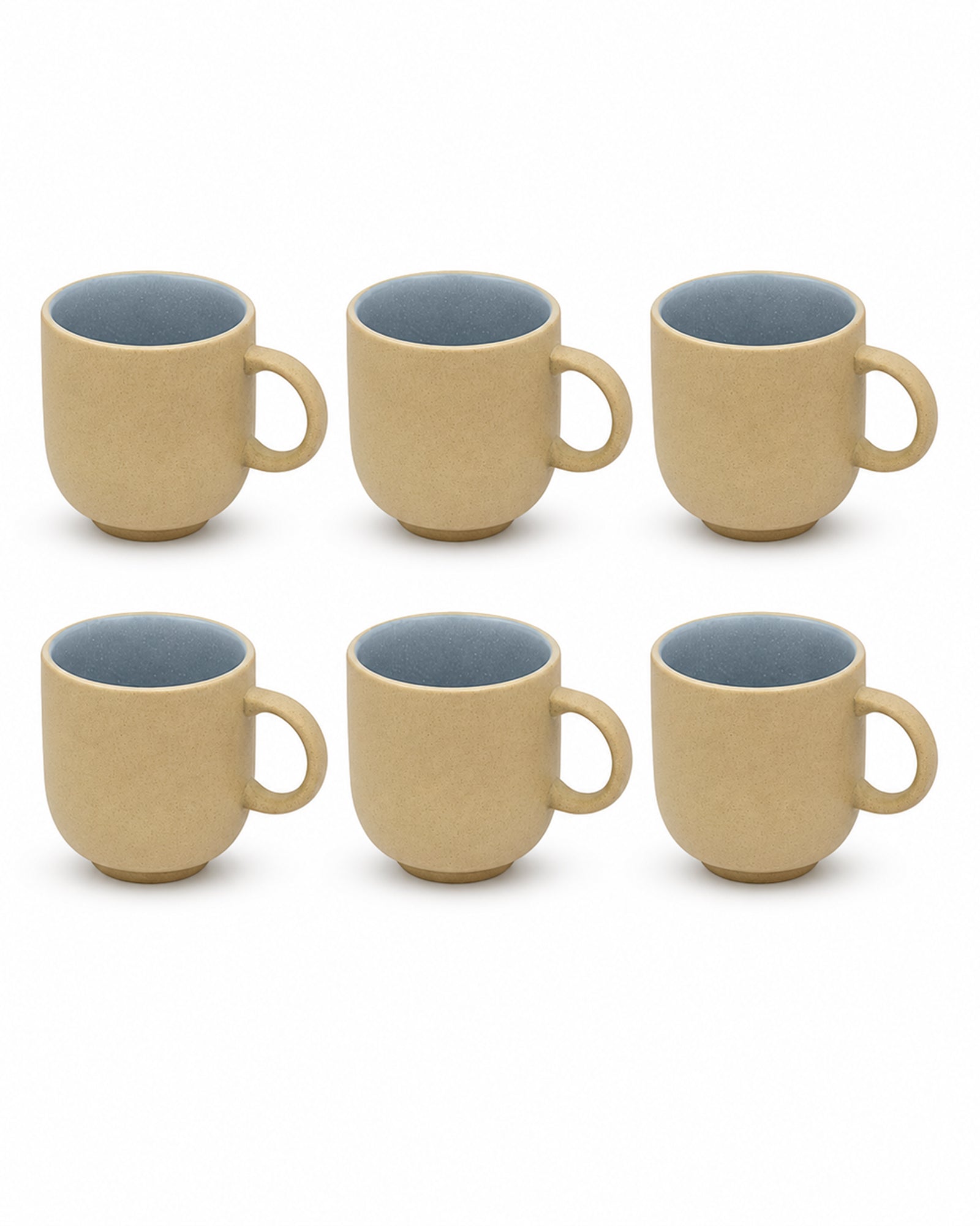 Earthen Soul Mugshot Set | 6 Mugs | Earth Porcelain