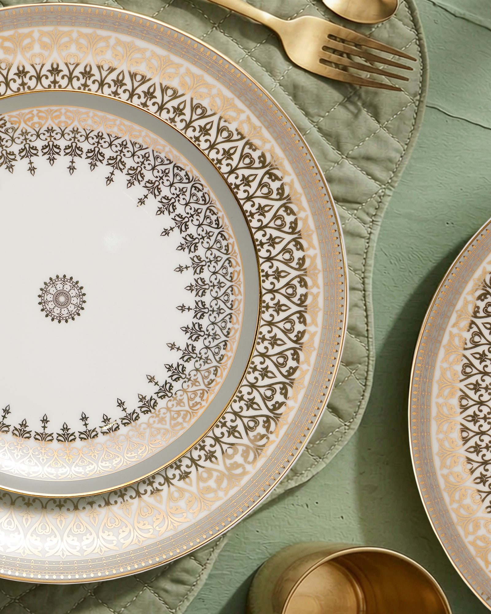 Shalimar Set of 20 Dinner Set | 24K Gold Legacy Edition
