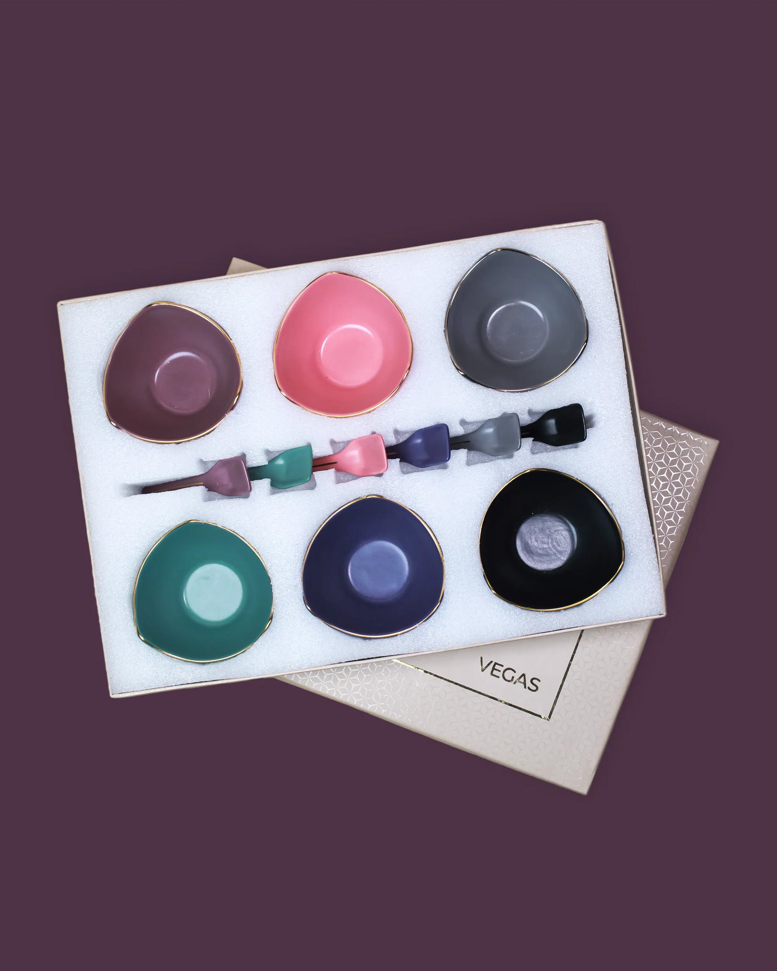 Mix Colors || Bloom Vegas Dessert Set - Indulge in Sweet Moments of Elegance