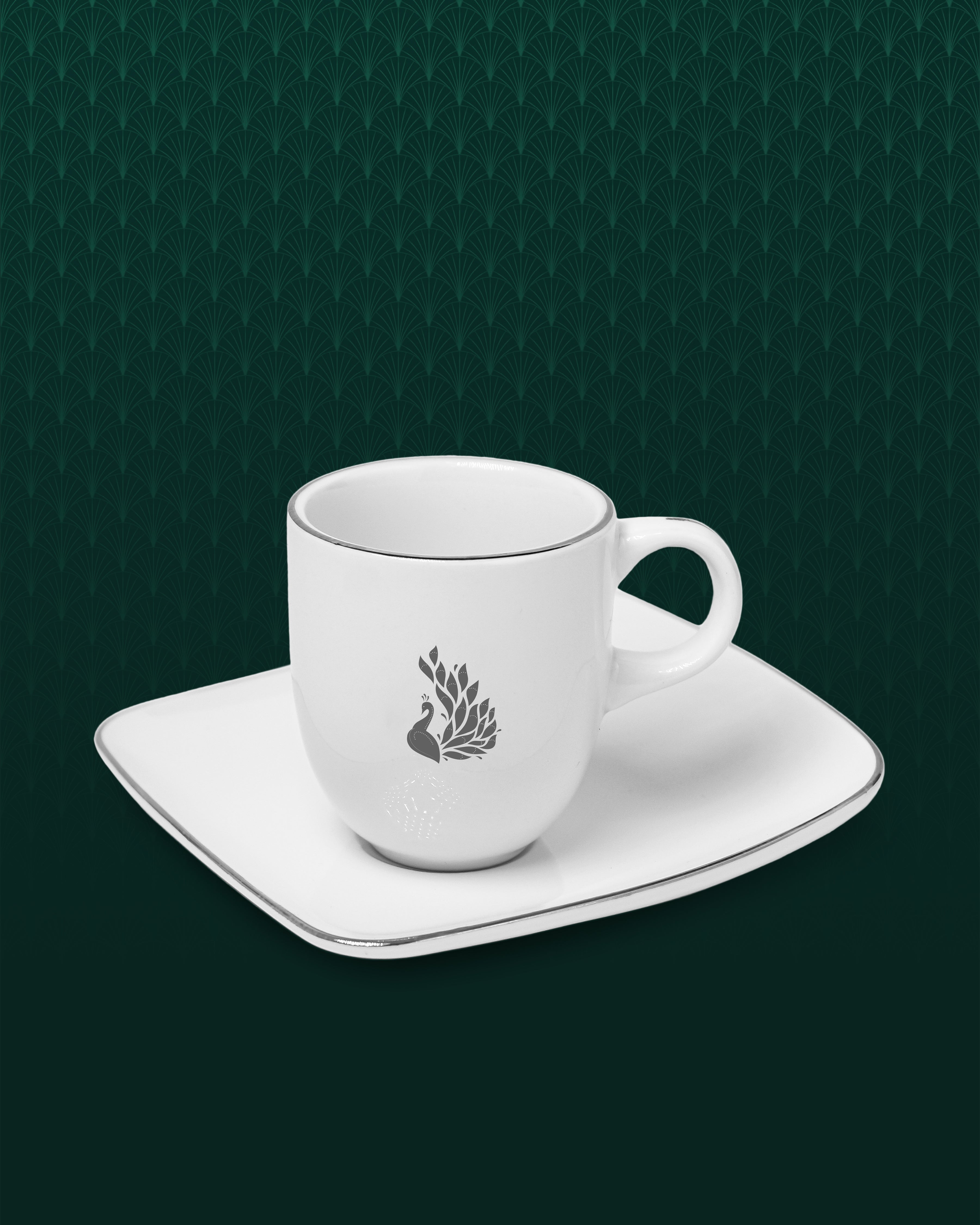 Ḿyur Espresso: Set of 6 Cups & Saucers