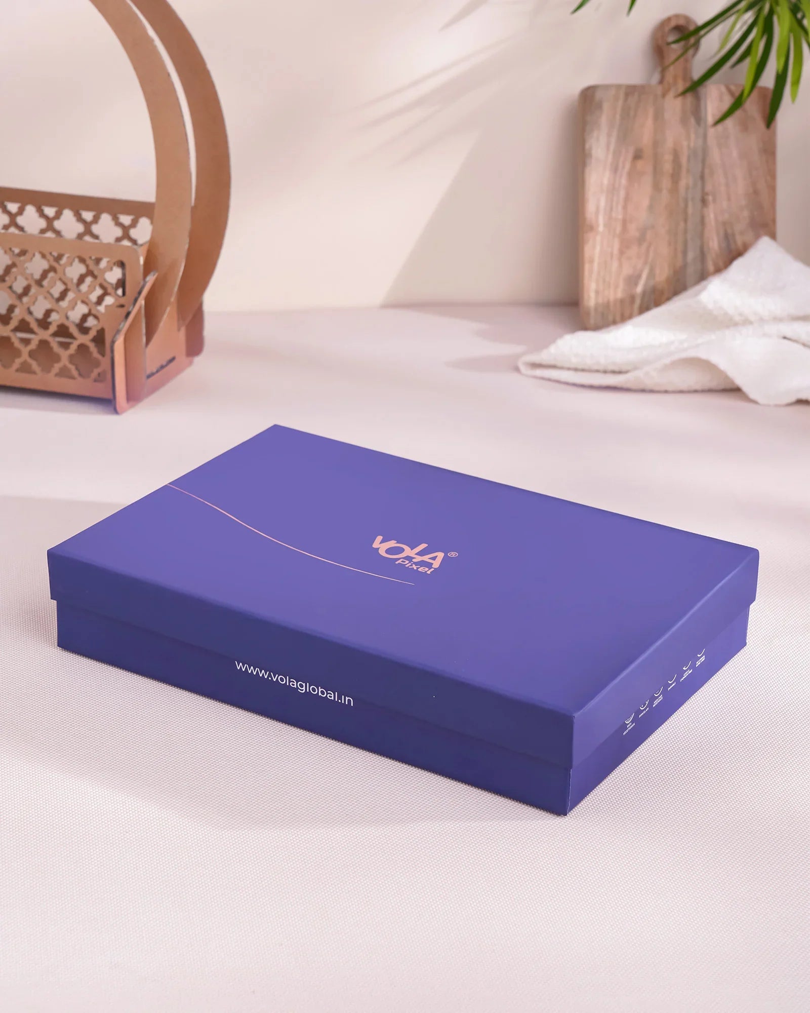 Pixel Edge Bowl Set of 6 – Elegant Fine Porcelain Bowls for Snacks - Vola Global