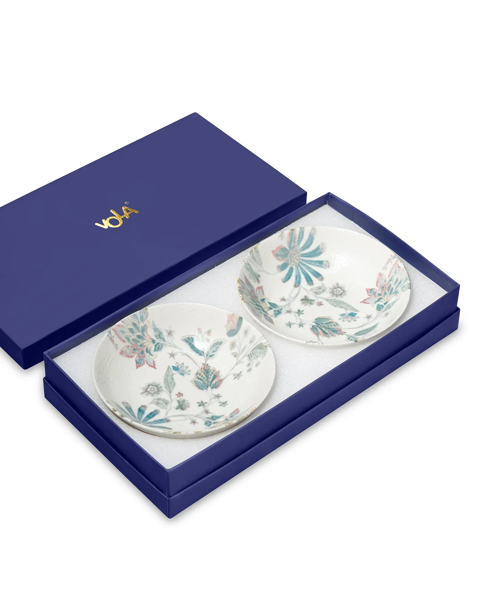 Pixel Collection Coupe Deep Plate Set of 2 – 18cm Premium Porcelain Serving Plates