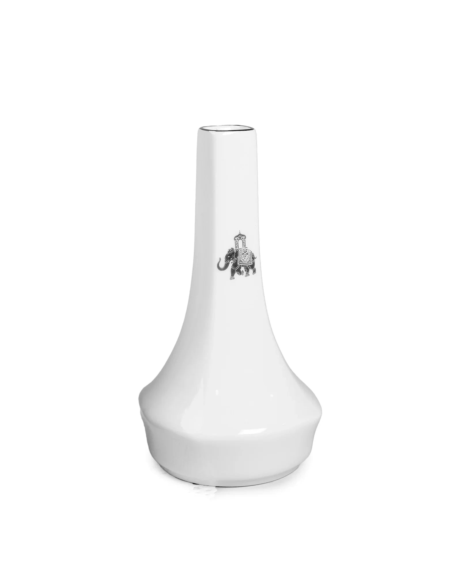 Gaj Modern Decorative Flower Vase – Elegant Fine Porcelain Home Accent - Vola Global