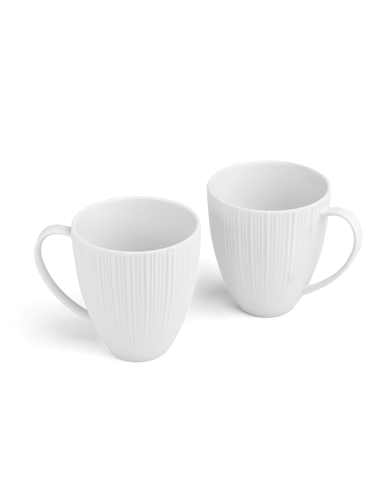 Vogue Collection 2 Diamond Mug & 2 Coupe Bowl Set of 4 in Fine Porcelain