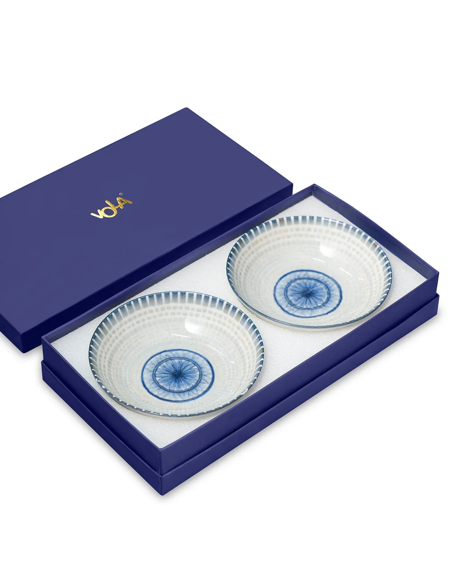 Pixel Collection Coupe Deep Plate Set of 2 – 18cm Premium Porcelain Serving Plates