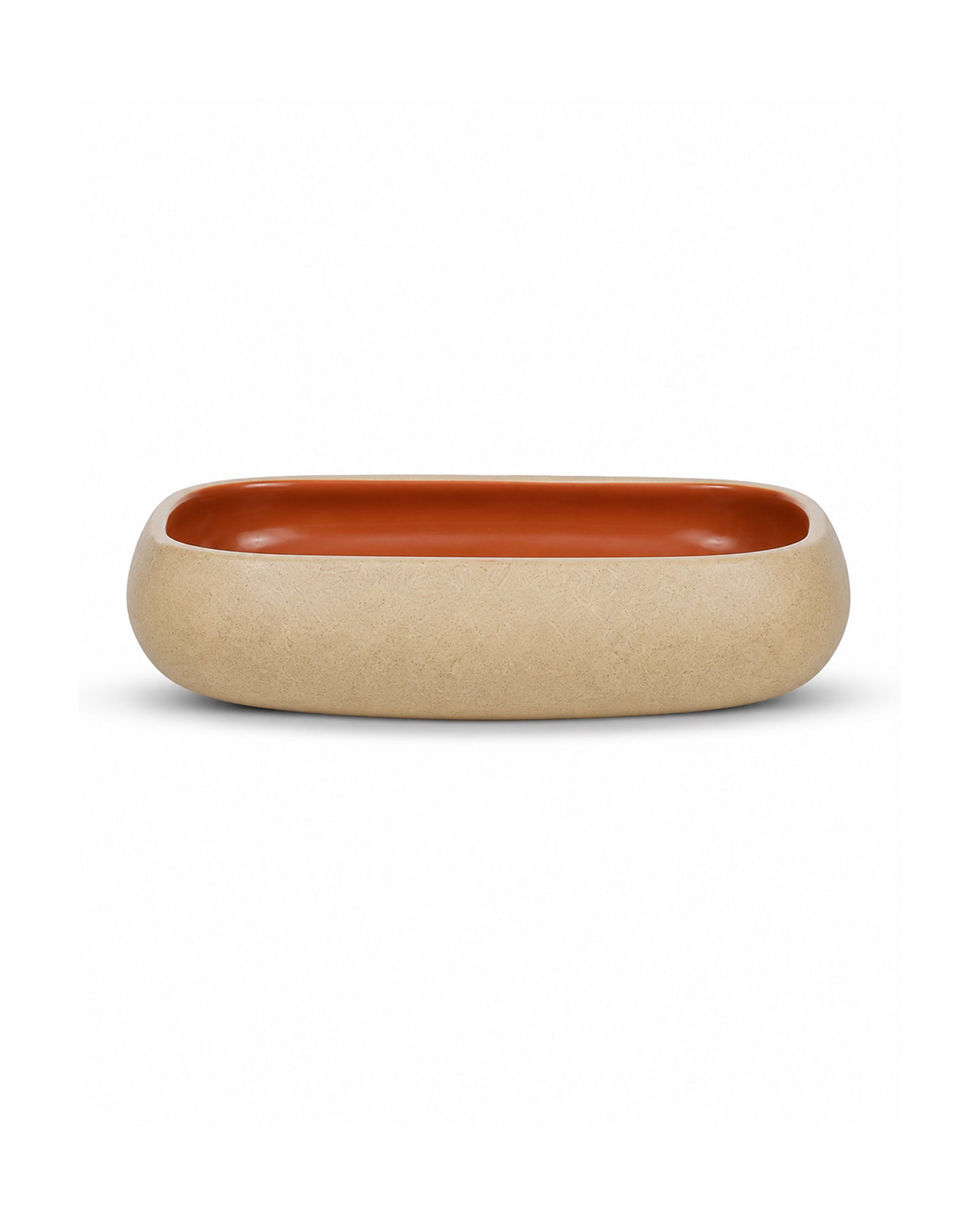 Earthen Soul Recta Set | 3 Rectangle Bowls | Earth Porcelain
