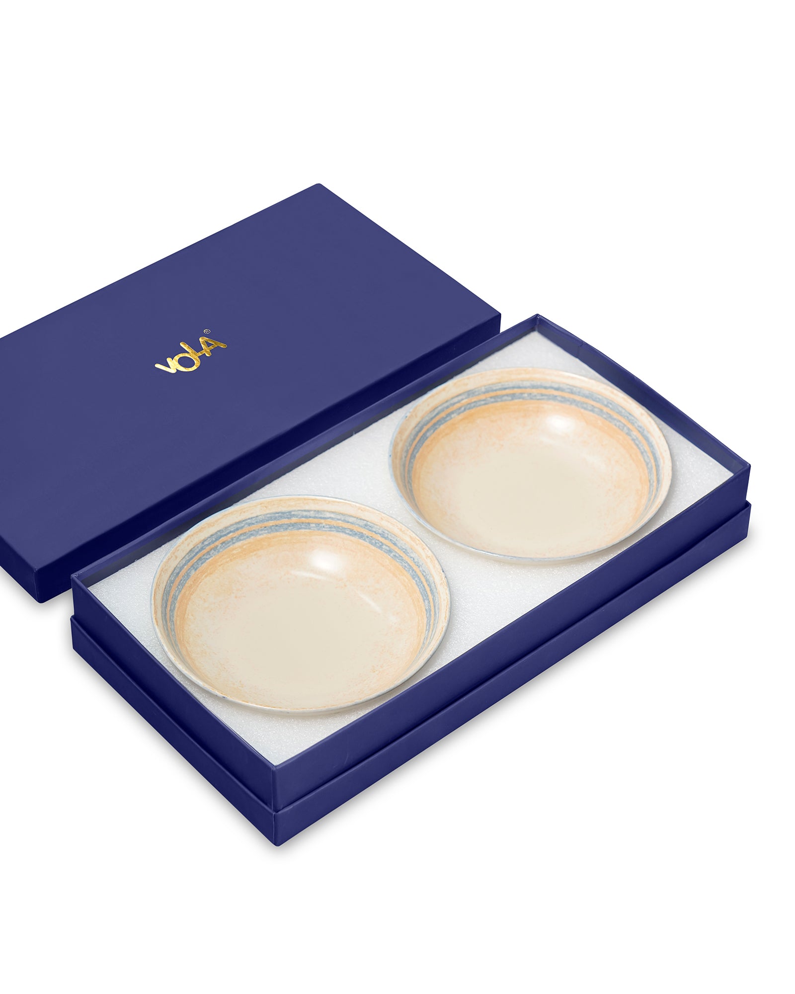 Pixel Collection Coupe Deep Plate Set of 2 – 18cm Premium Porcelain Serving Plates