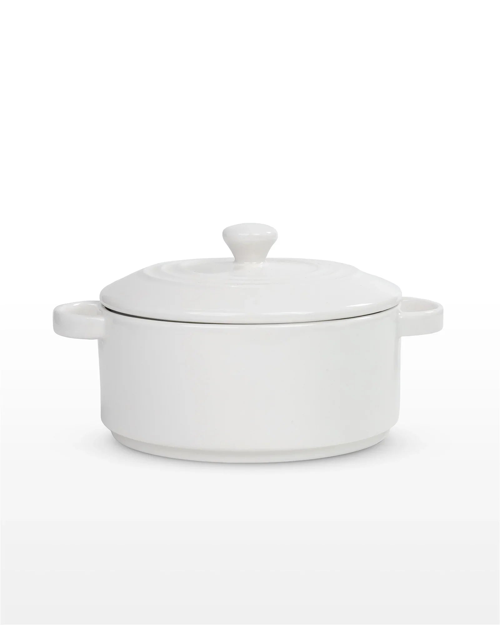 Prisma Fine Porcelain Round Casserole Set with Lids (10 cm, 12 cm & 14 cm) – Ivory Silk Cook & Serve - Vola Global