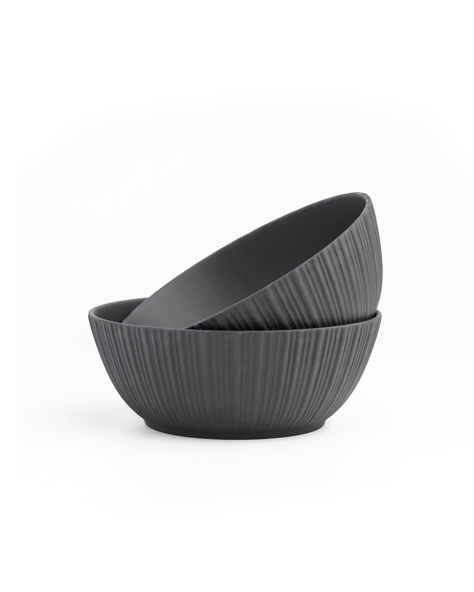 Vogue Porcelain Set | 4 Conical Mugs & 2 Coupe Bowls