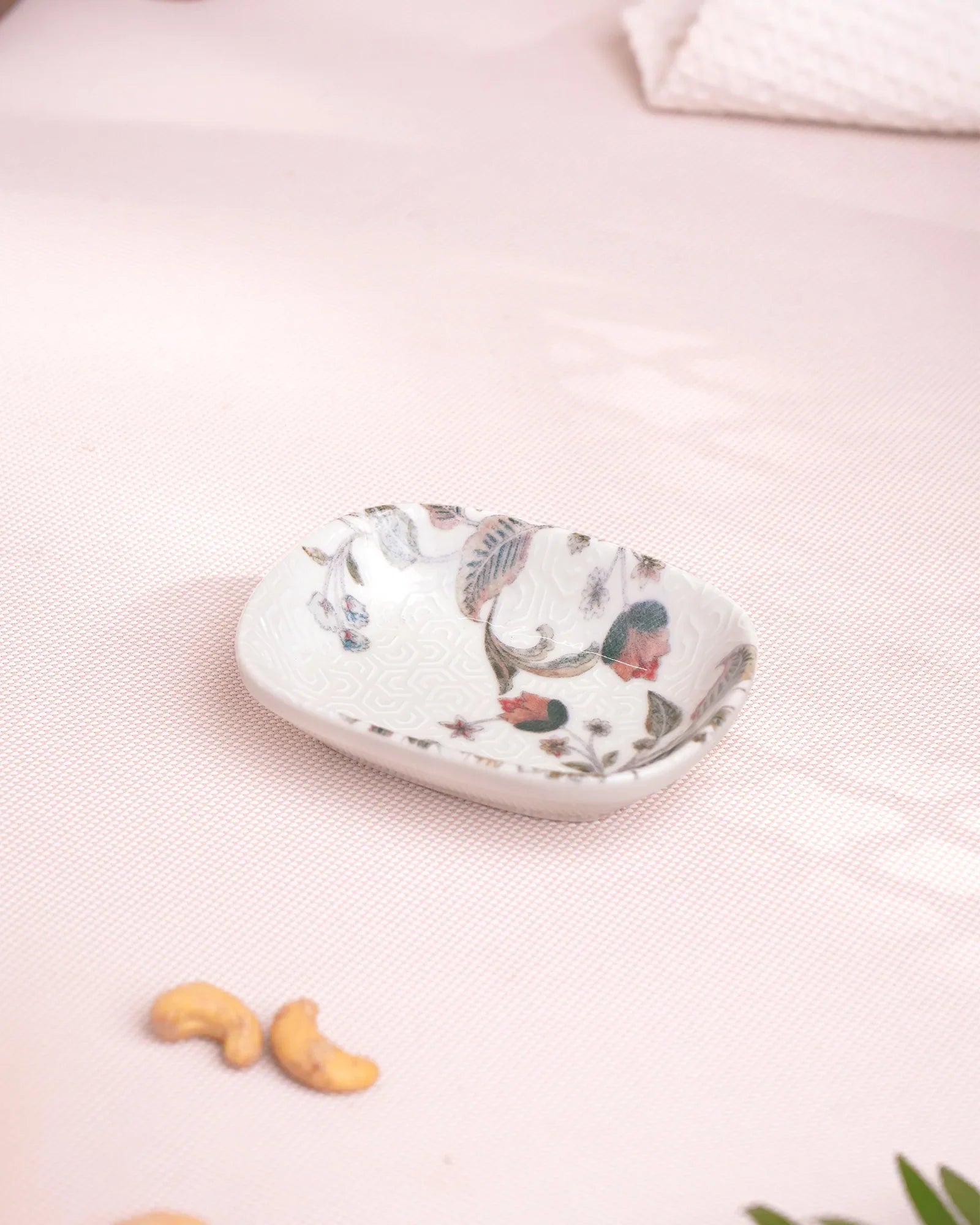 Pixel Rectangle Bowl Set of 6 – 12 cm Elegant Fine Porcelain Snack & Dip Bowls - Vola Global