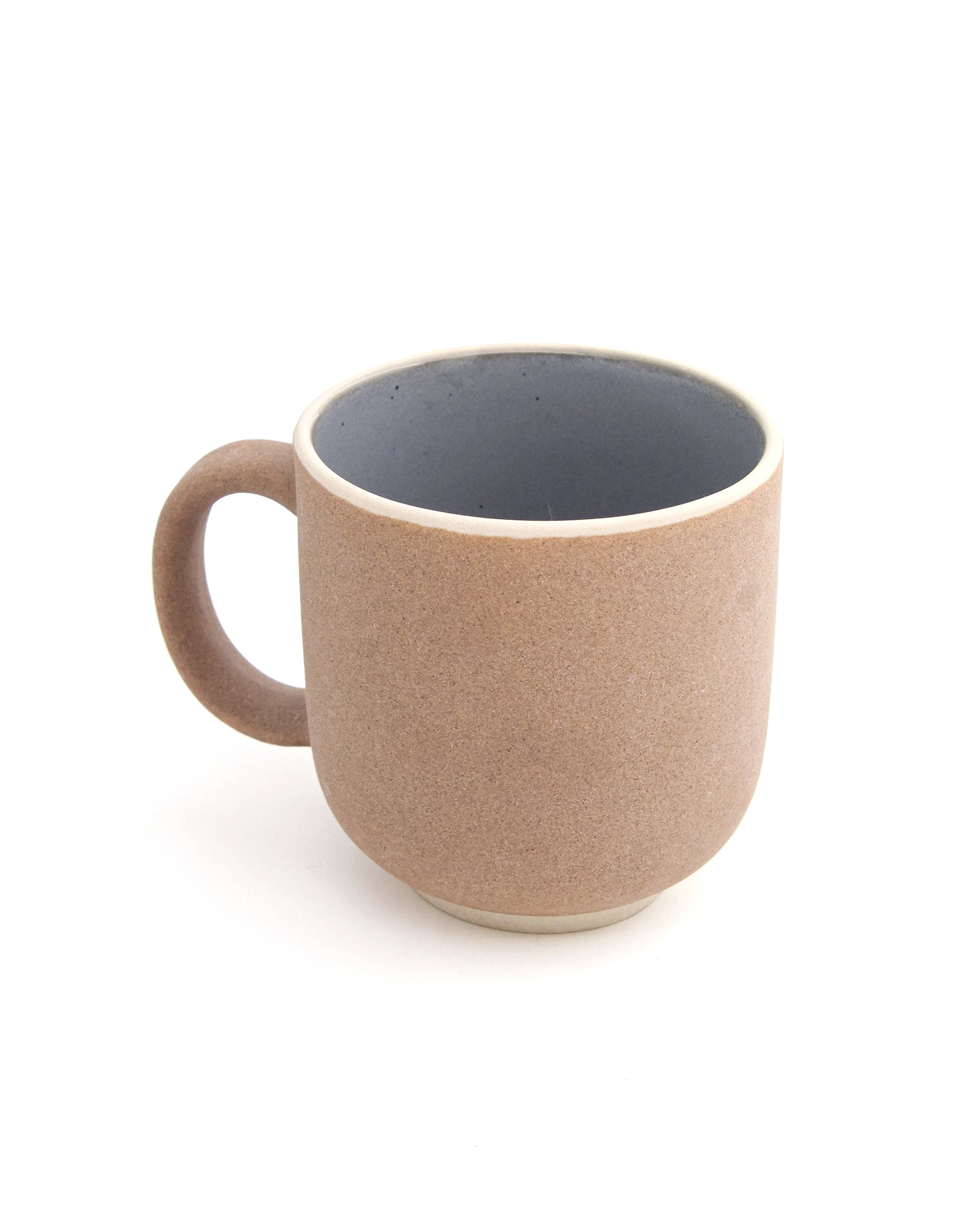 CLOUDY GREY / Single pc * 450ml || 450 ml Elemental Shades Mug – Large matte porcelain mug in earthy tones for coffee or tea