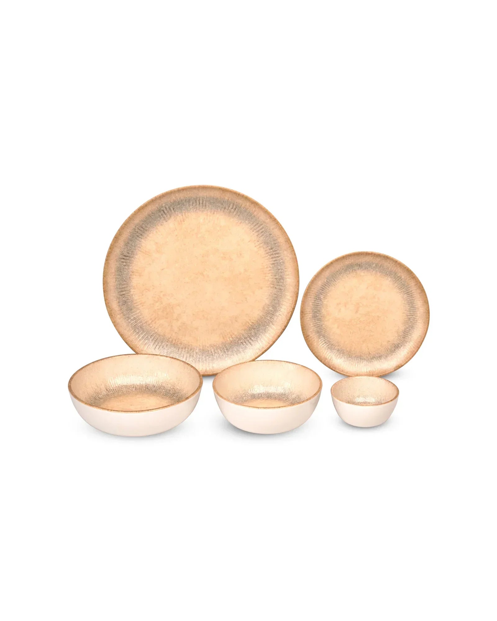 Pixel Nebula Fine Porcelain Dinnerware Set of 20 – Celestial-Inspired Design - Vola Global