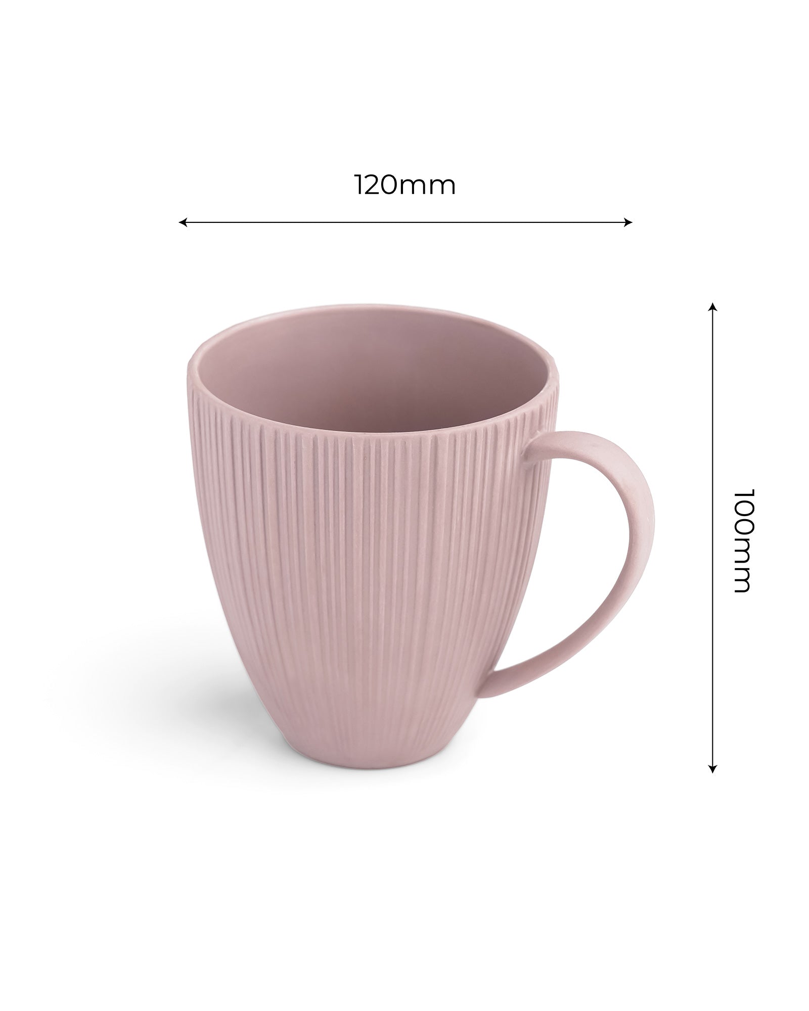 Vogue Collection 2 Diamond Mug & 2 Coupe Bowl Set of 4 in Fine Porcelain