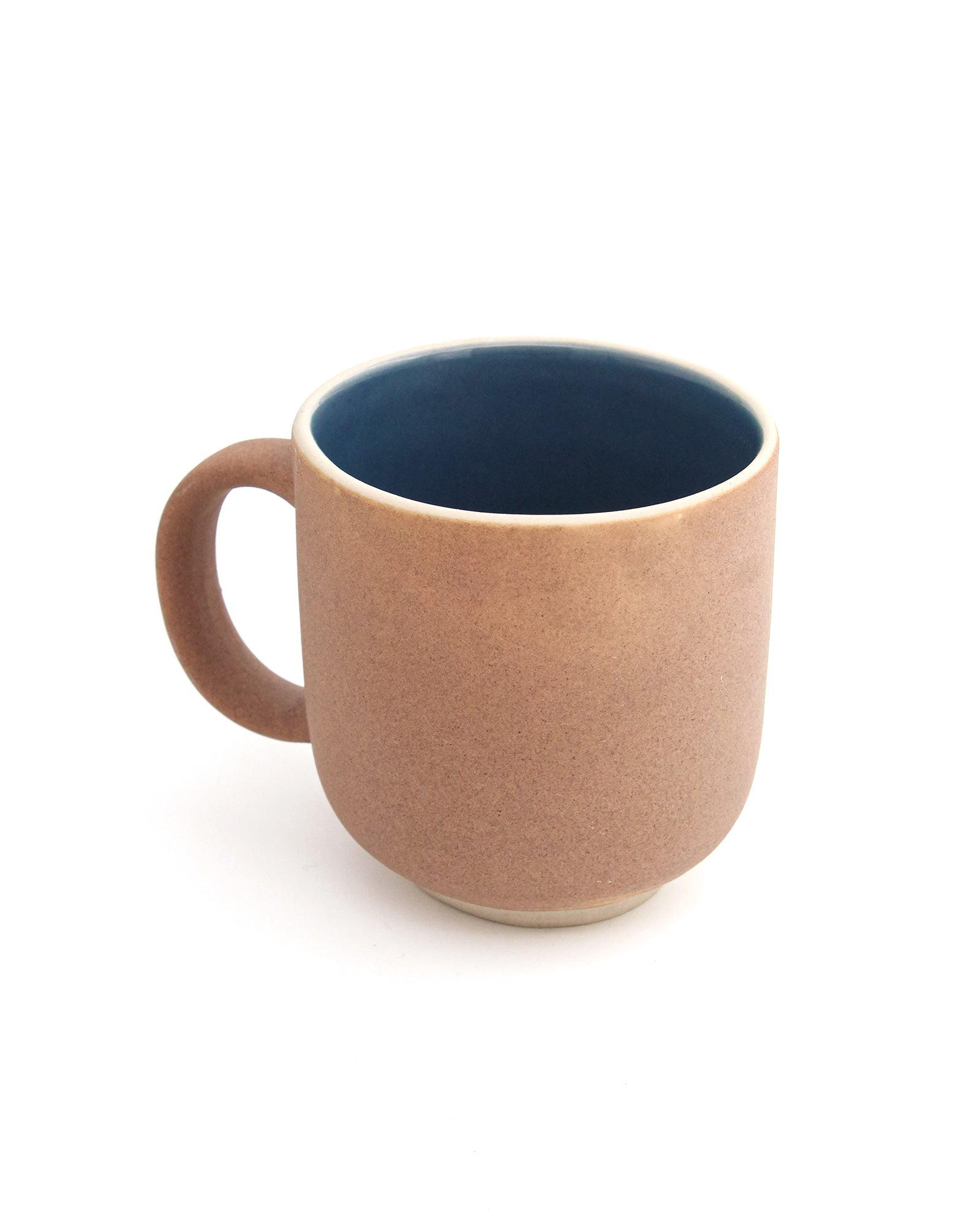 AEGEAN BLUE / Single pc * 450ml || 450 ml Elemental Shades Mug – Large matte porcelain mug in earthy tones for coffee or tea
