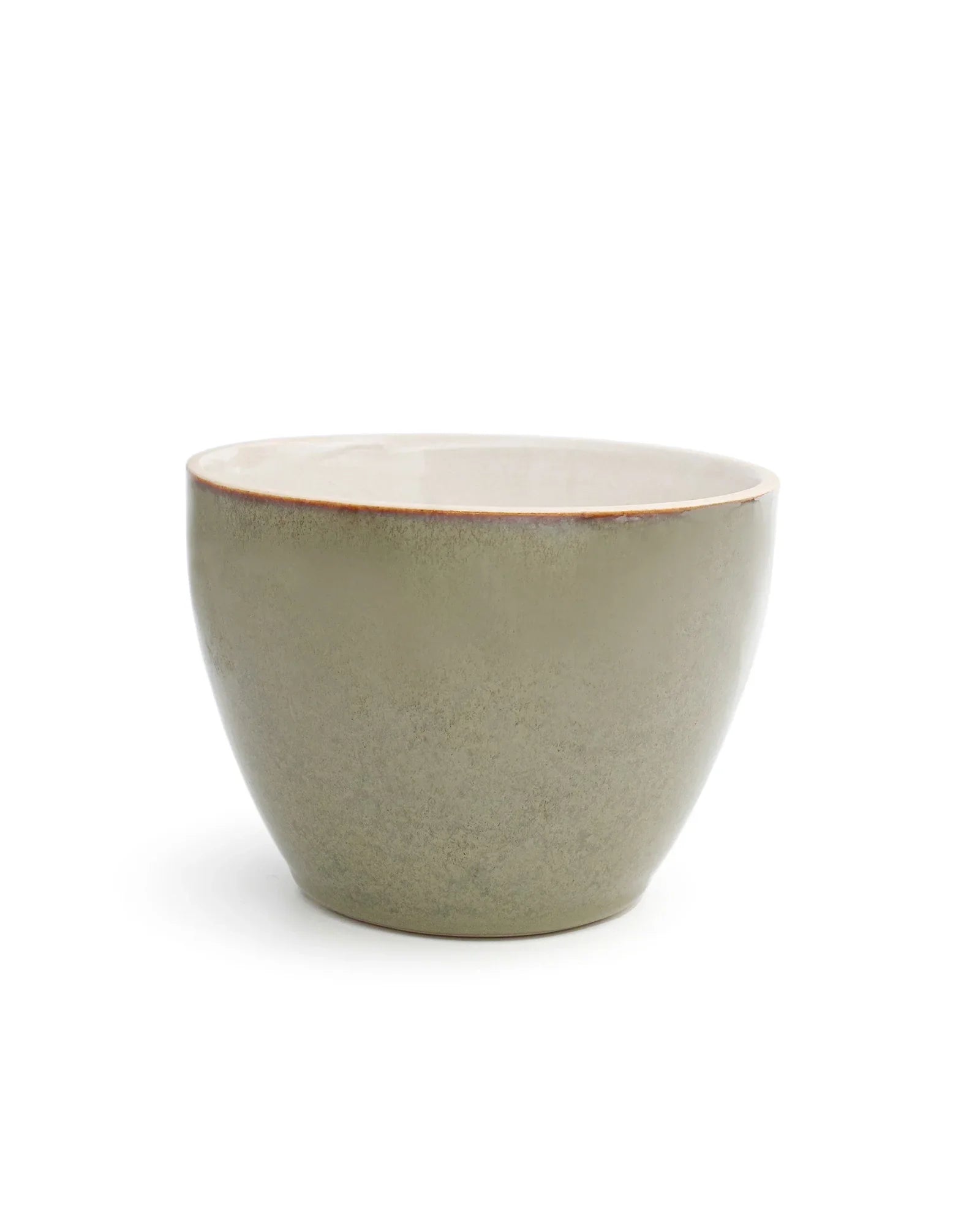 Elemental Shades Deep Bowl – Matte Stoneware Serving Bowl in Earthy Tones - Vola Global