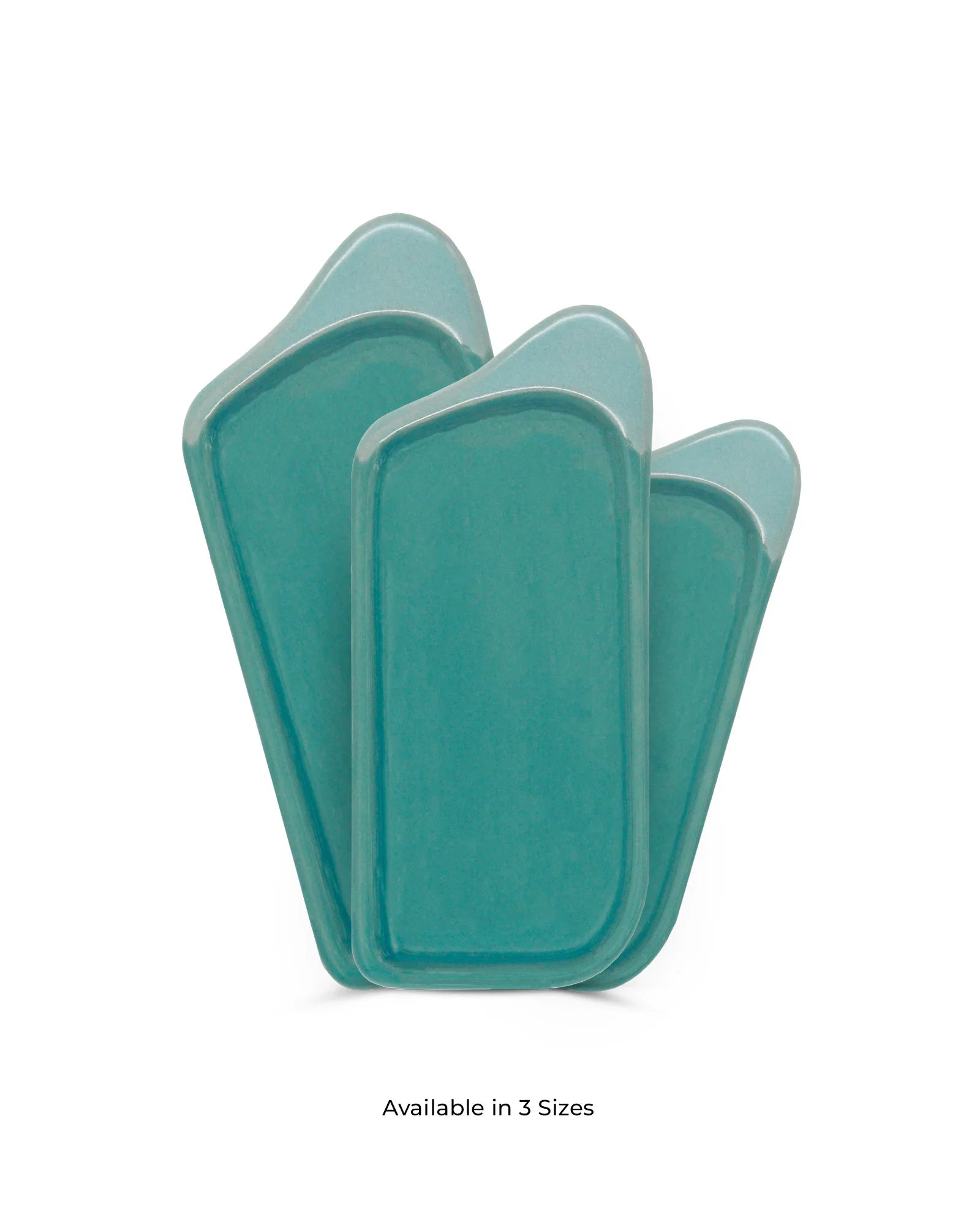 Elemental Shades Platters – Set of 3 Matte Stoneware Serving Platters in Earthy Tones - Vola Global