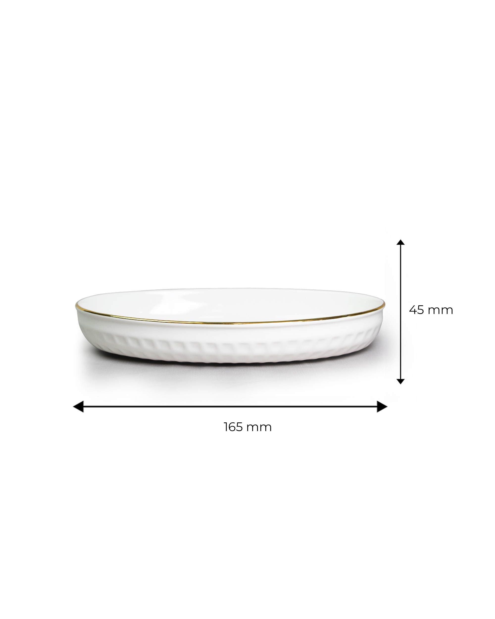 Regalia Series- Snack Set of 3 (1 Serving Platter with 2 Dip Bowls)