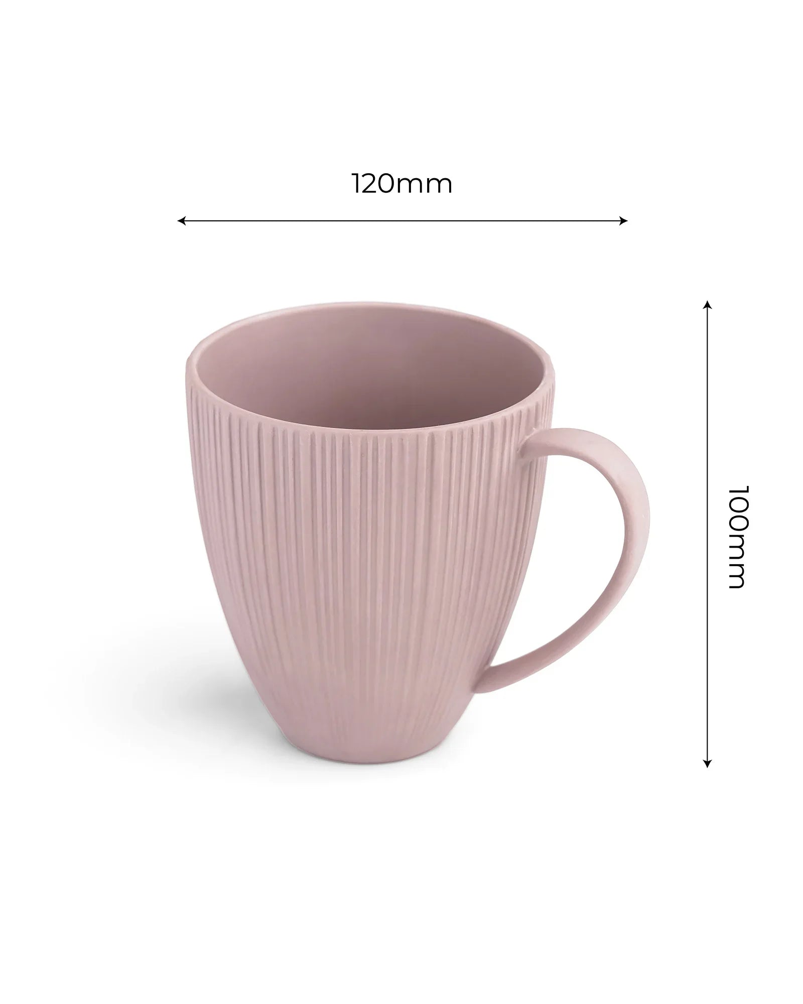 Vogue Diamond Fine Porcelain Mug Set of 2 – Faceted Mugs for Stylish Tea & Coffee - Vola Global