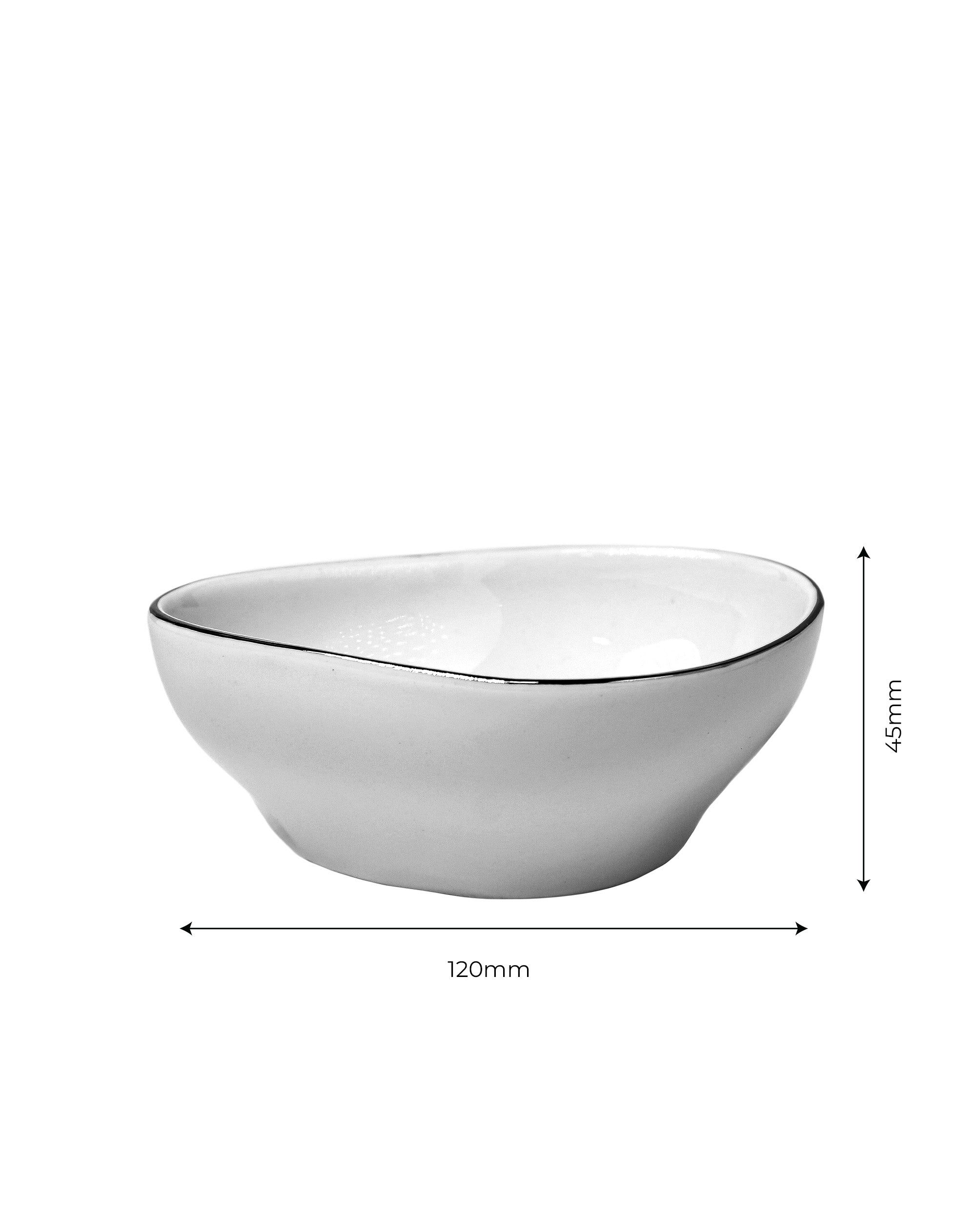 Ḿyur - Triangle Bowl - 12cm - Set of 6