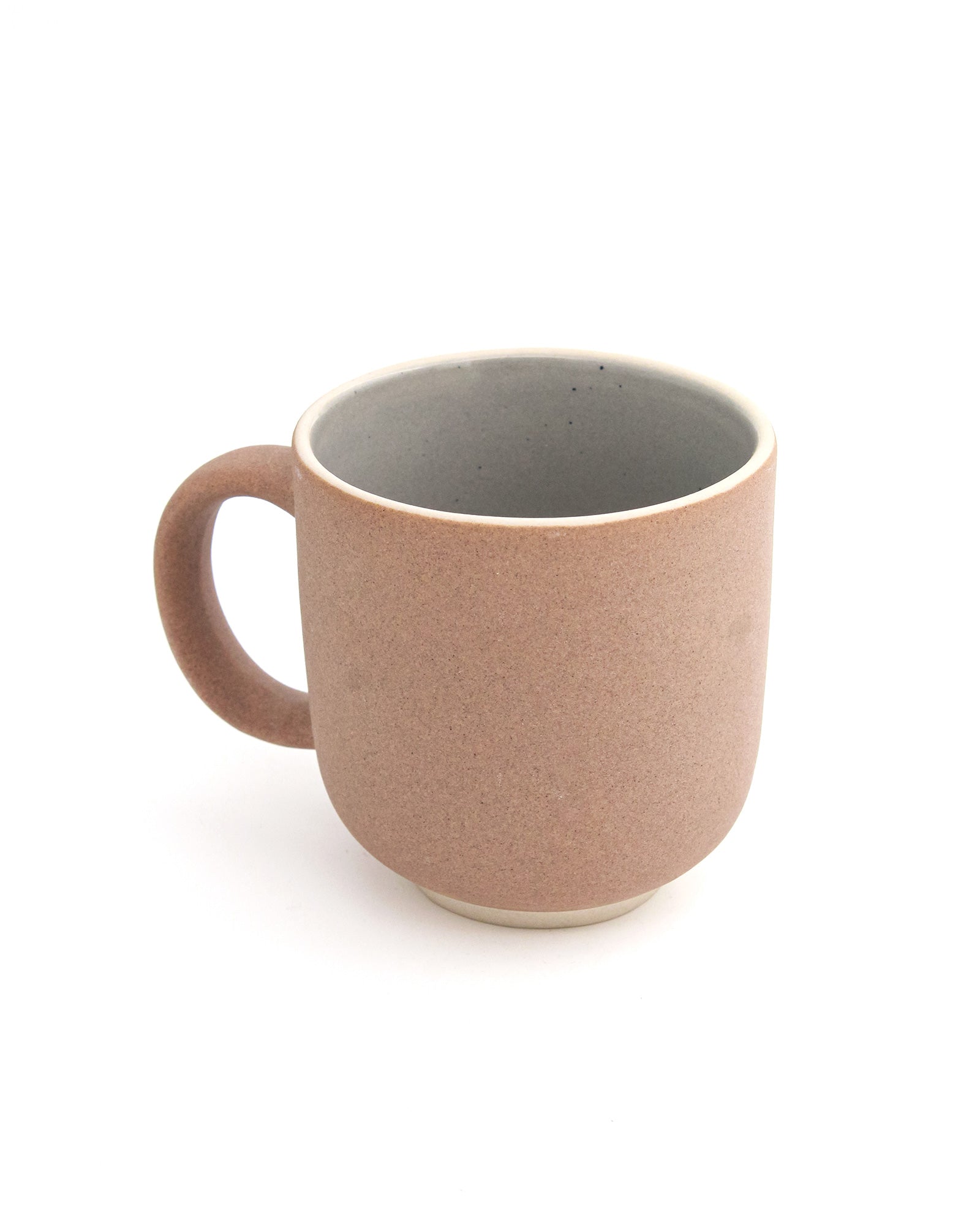 ASH GREY / Single pc * 450ml || 450 ml Elemental Shades Mug – Large matte porcelain mug in earthy tones for coffee or tea