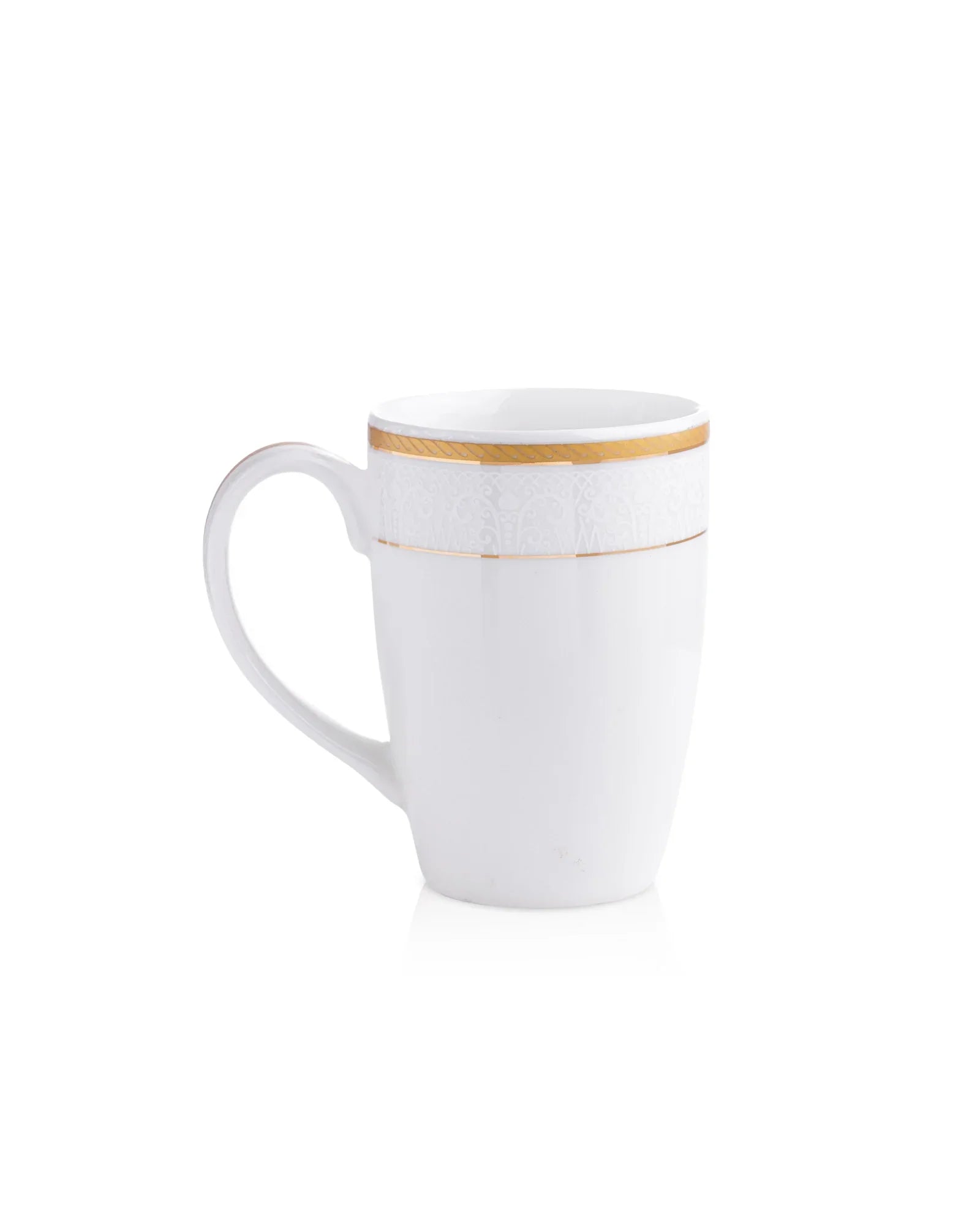 Stellar Collection Fine Porcelain Scallop Mug Set of 2 – Elegant Scalloped Texture for Tea & Coffee - Vola Global
