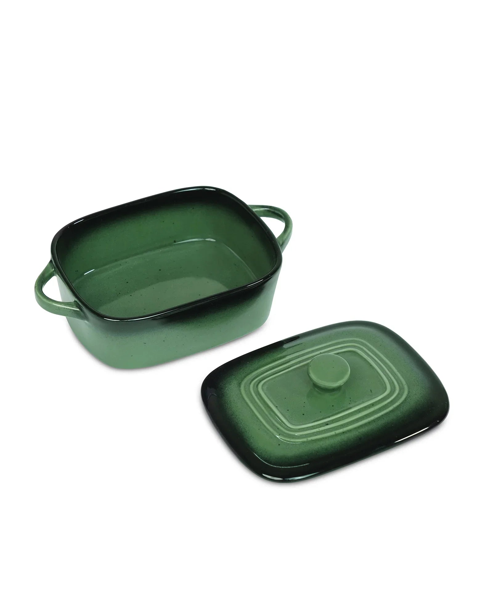 Prisma Fine Porcelain Rectangle Casserole – 14 cm | 400 ml Oven-to-Table Dish - Vola Global