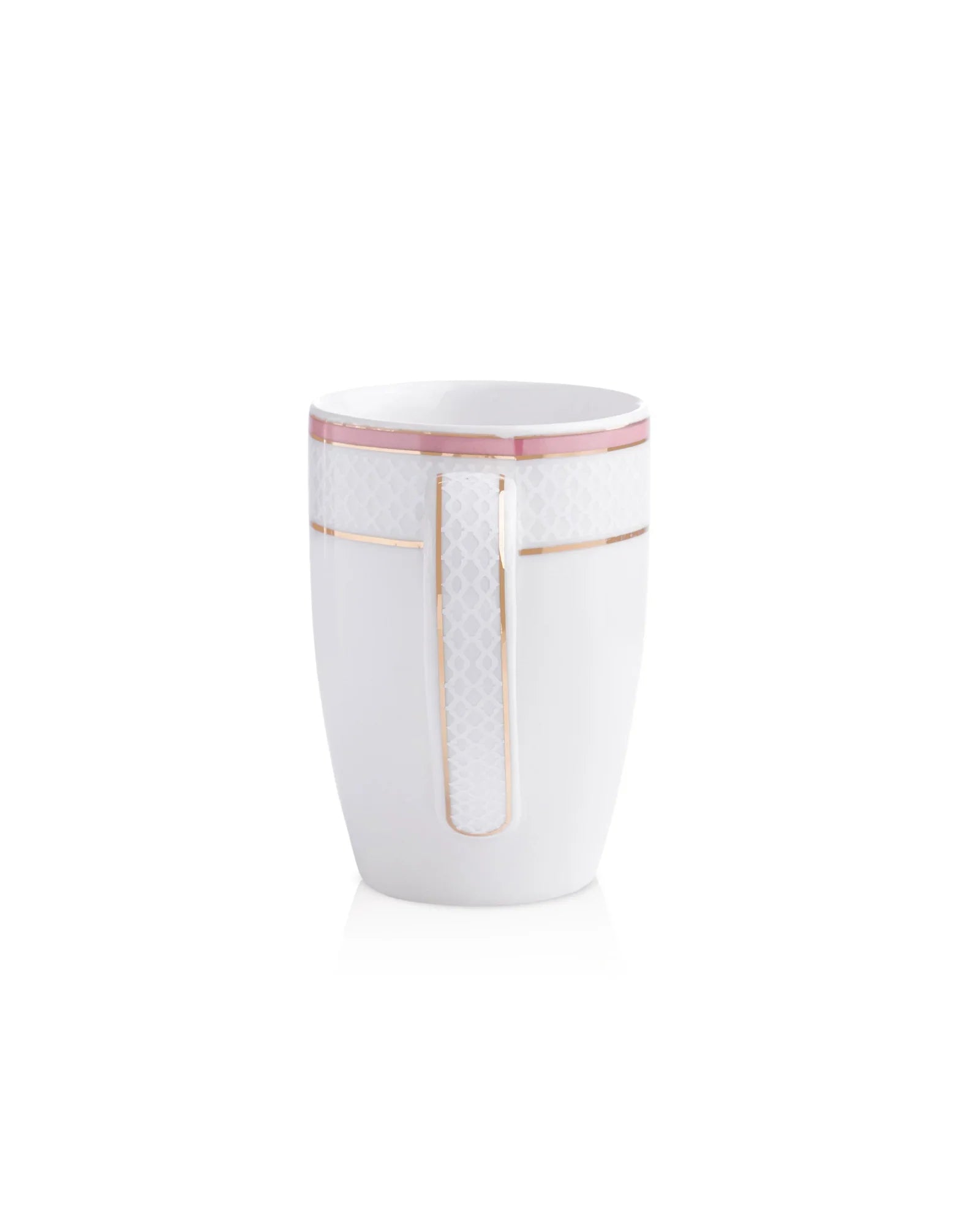 Stellar Collection Fine Porcelain Ogee Mug Set of 2 – Classic Ogee Pattern for Tea & Coffee - Vola Global || Set of 2 * 230ml