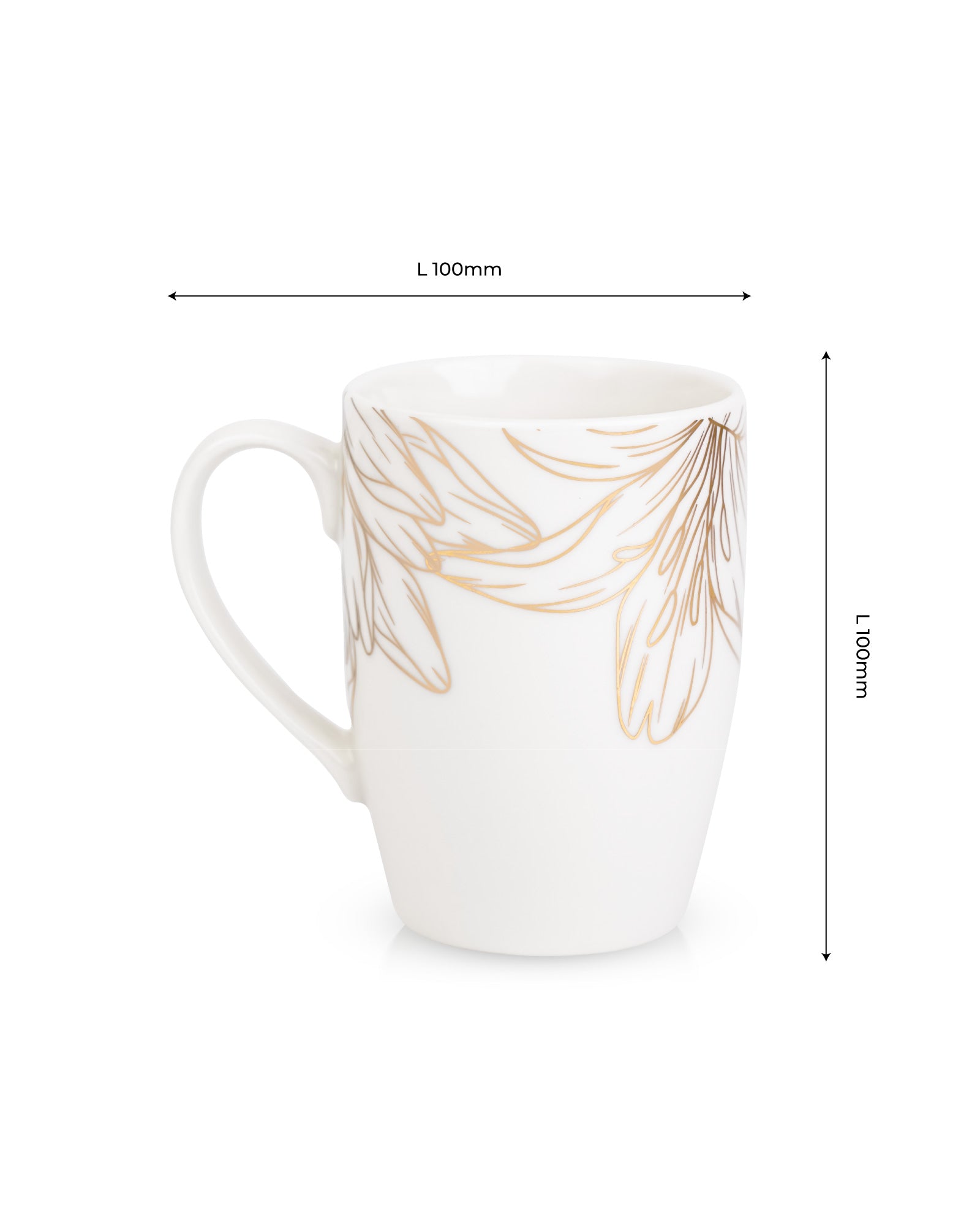 Fiori Fine Porcelain Mug Set of 2 – Elegant Floral Mugs for Coffee & Tea - Vola Global