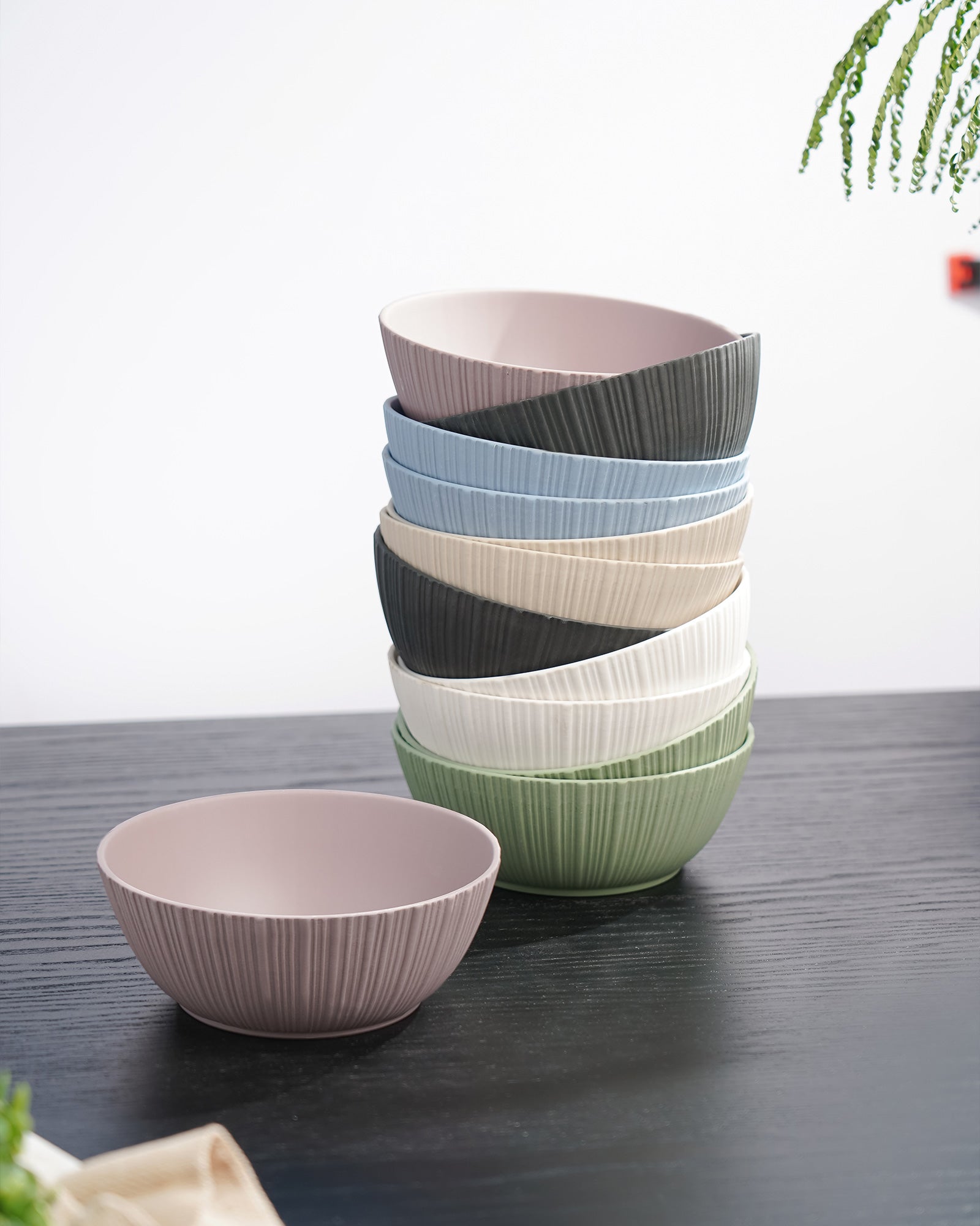Vogue Coupe Fine Porcelain Bowls Set – Multi-Use Light Bowls with Minimal Modern Design - Vola Global