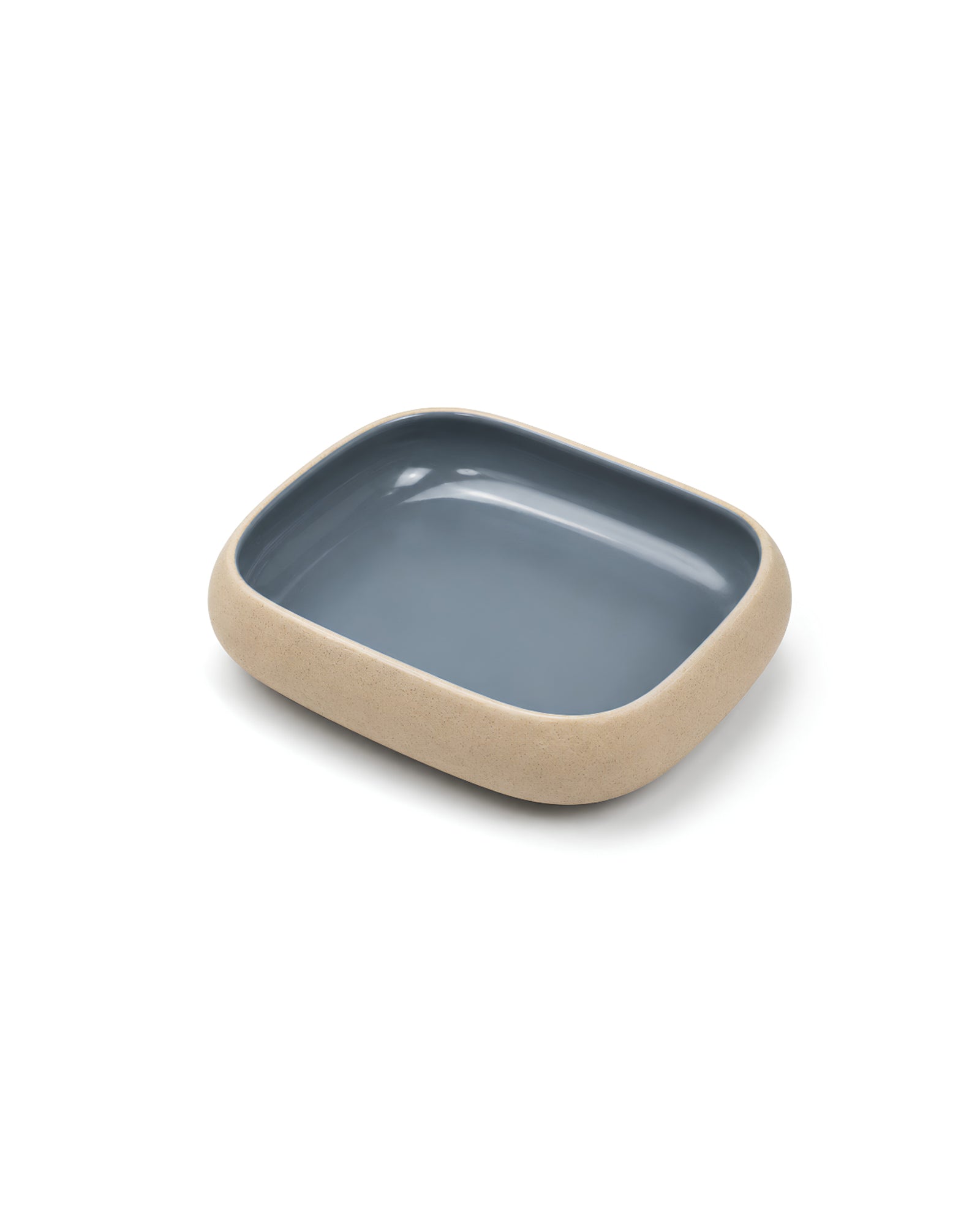 Earthen Soul Recta Set | 3 Rectangle Bowls | Earth Porcelain