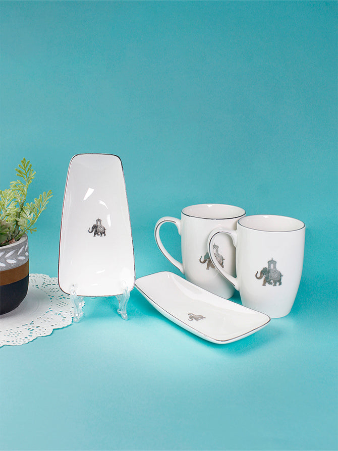 Gaj Luxury box 2 Mug & 2 Cookie Plate - Vola Global